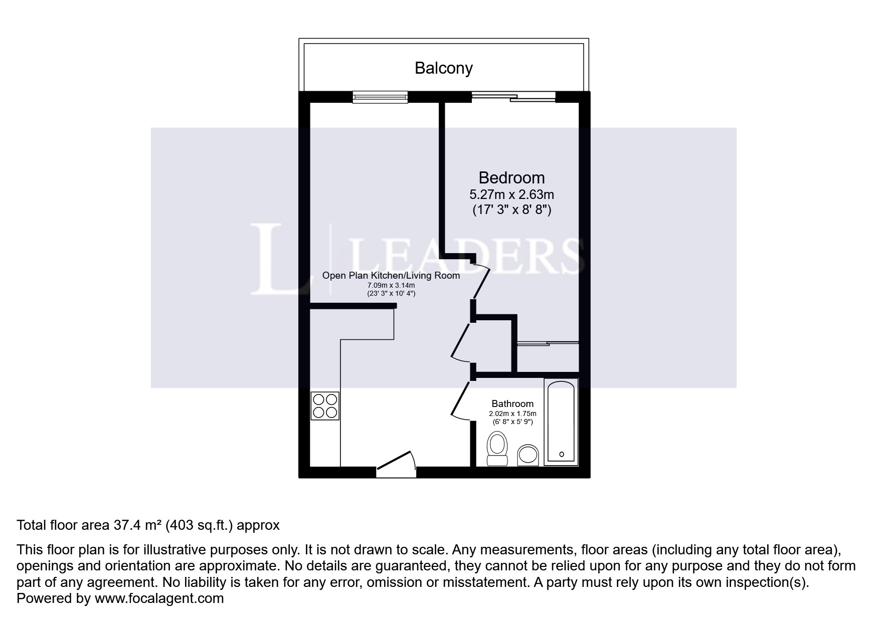 206, Horsham Gates Two, North Street floorplan