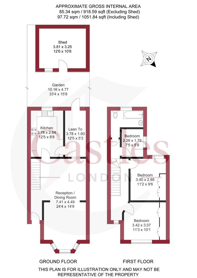 Denny Road, London floorplan