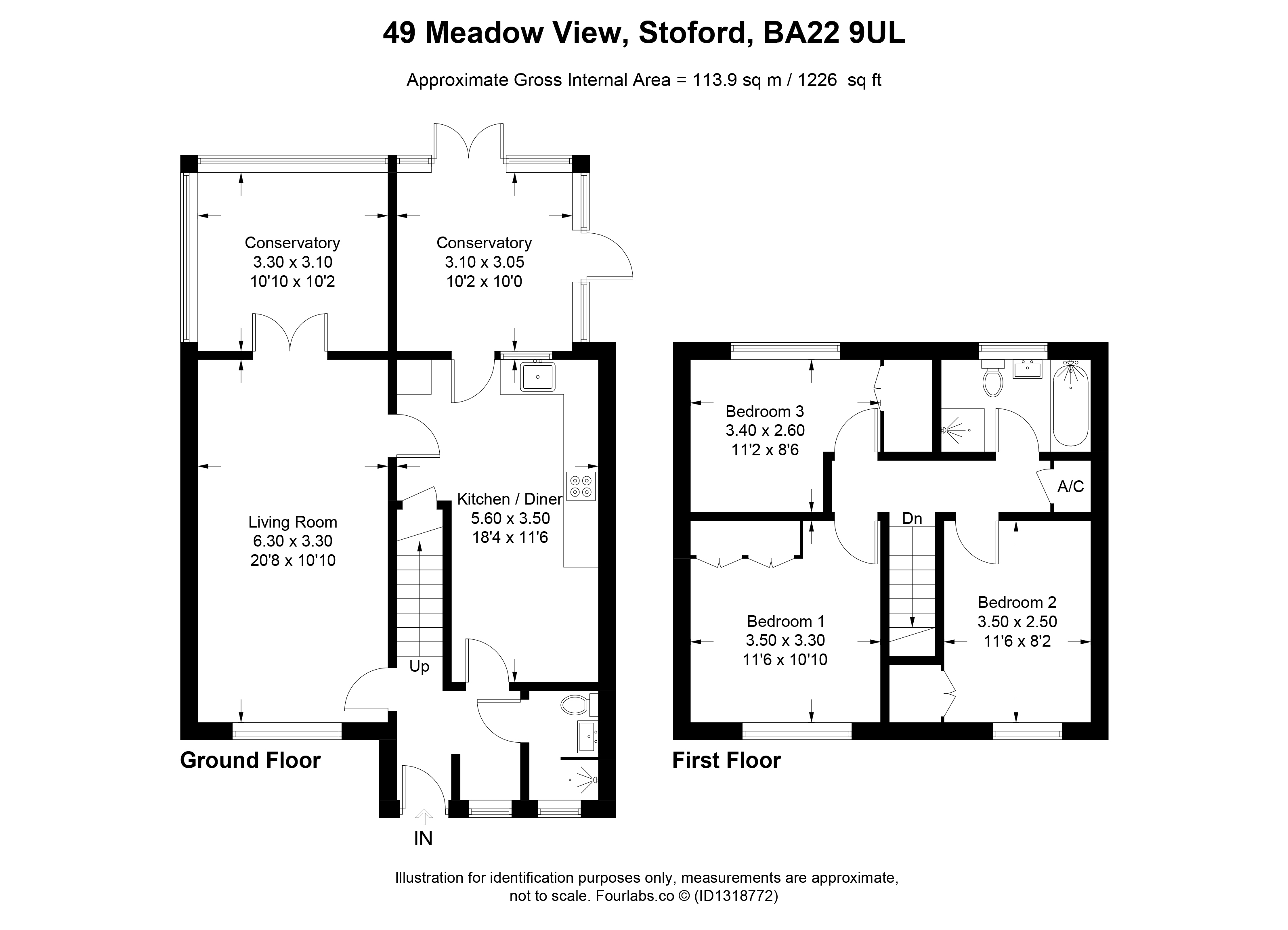 49, Meadow View, Yeovil floorplan
