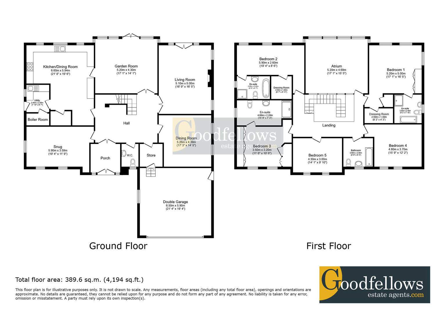 7, The Drey, Ponteland floorplan