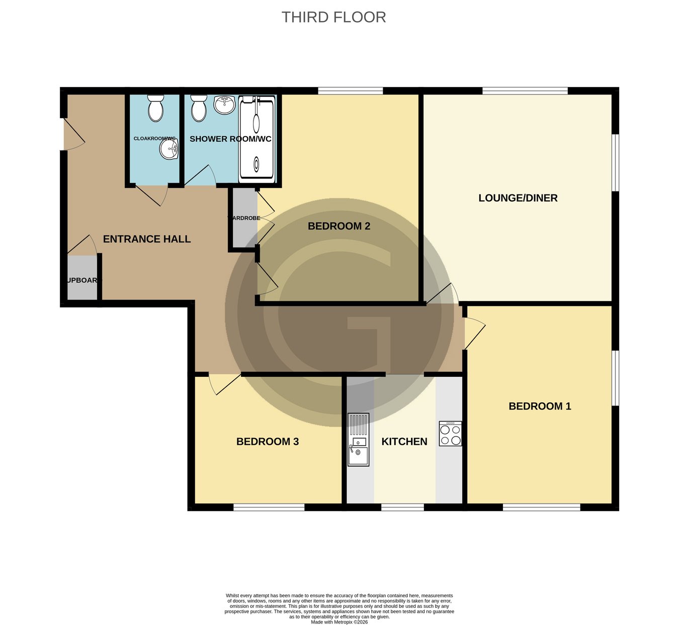 14 The Normans, Normandale, Bexhill on Sea floorplan