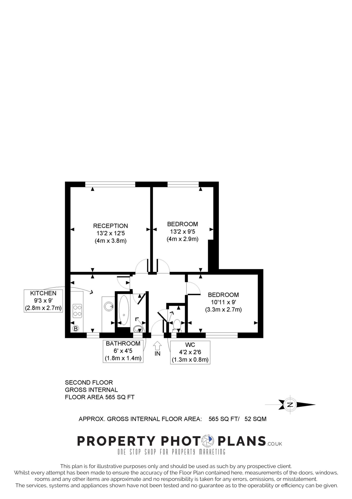 Flat 32 Cornwallis House, India Way, London floorplan
