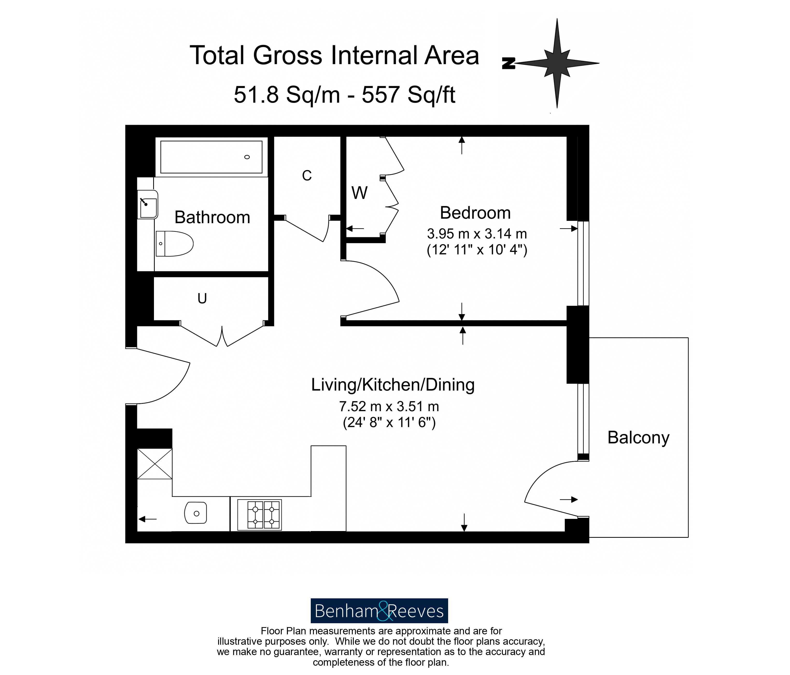 Grand Union, Wembley floorplan