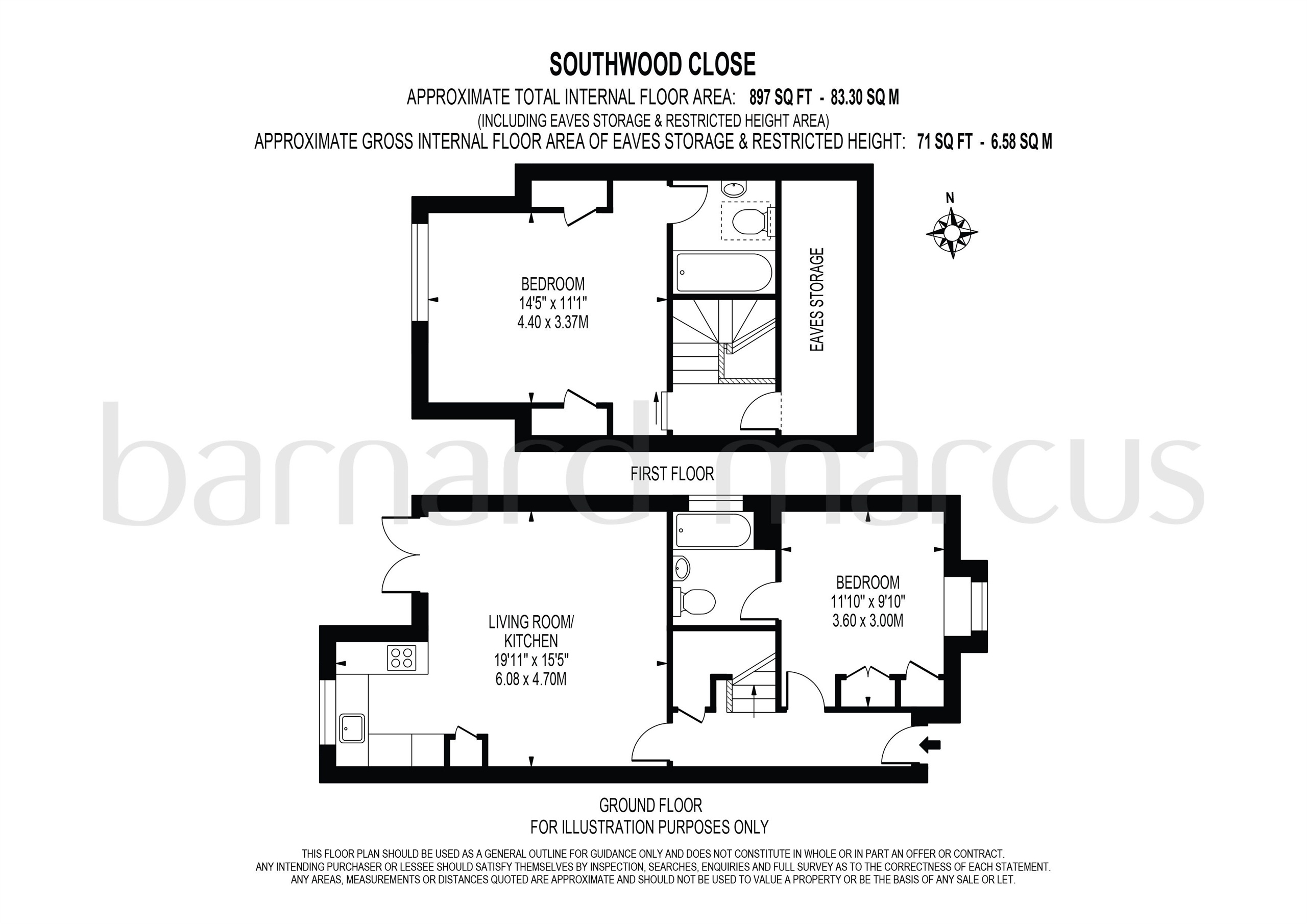 37b, Southwood Close, Worcester Park floorplan