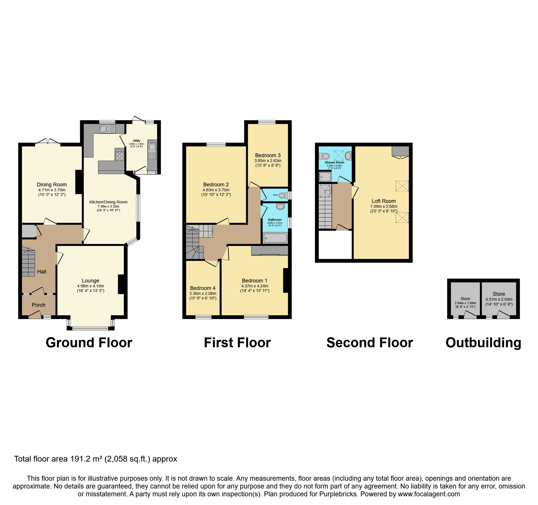 9, Worsley Road, Lytham St. Annes floorplan