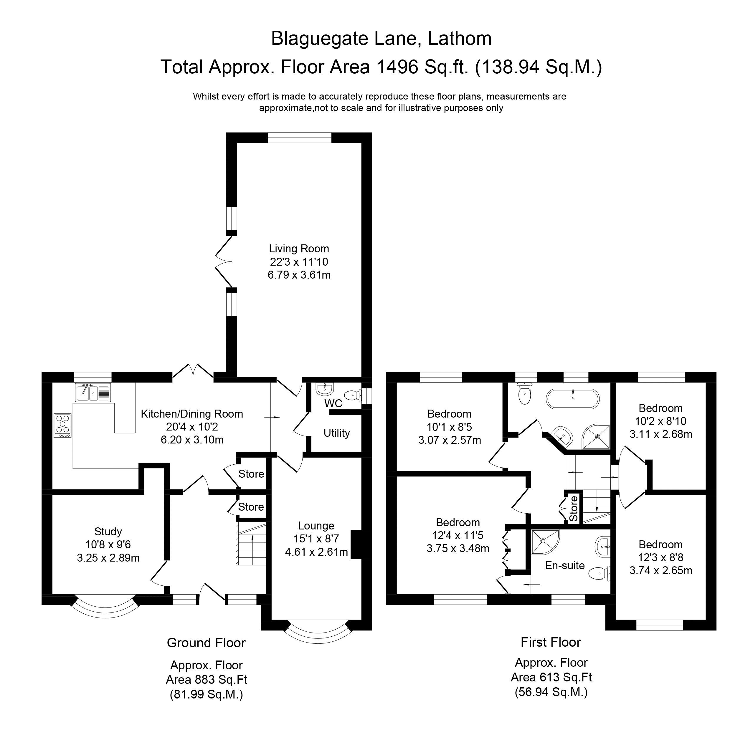 4 Bedrooms Semi-detached house for sale in Blaguegate Lane, Lathom, Skelmersdale WN8