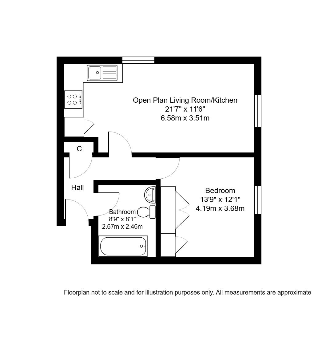 9, St. Eanswythe's Court, Tonbridge floorplan