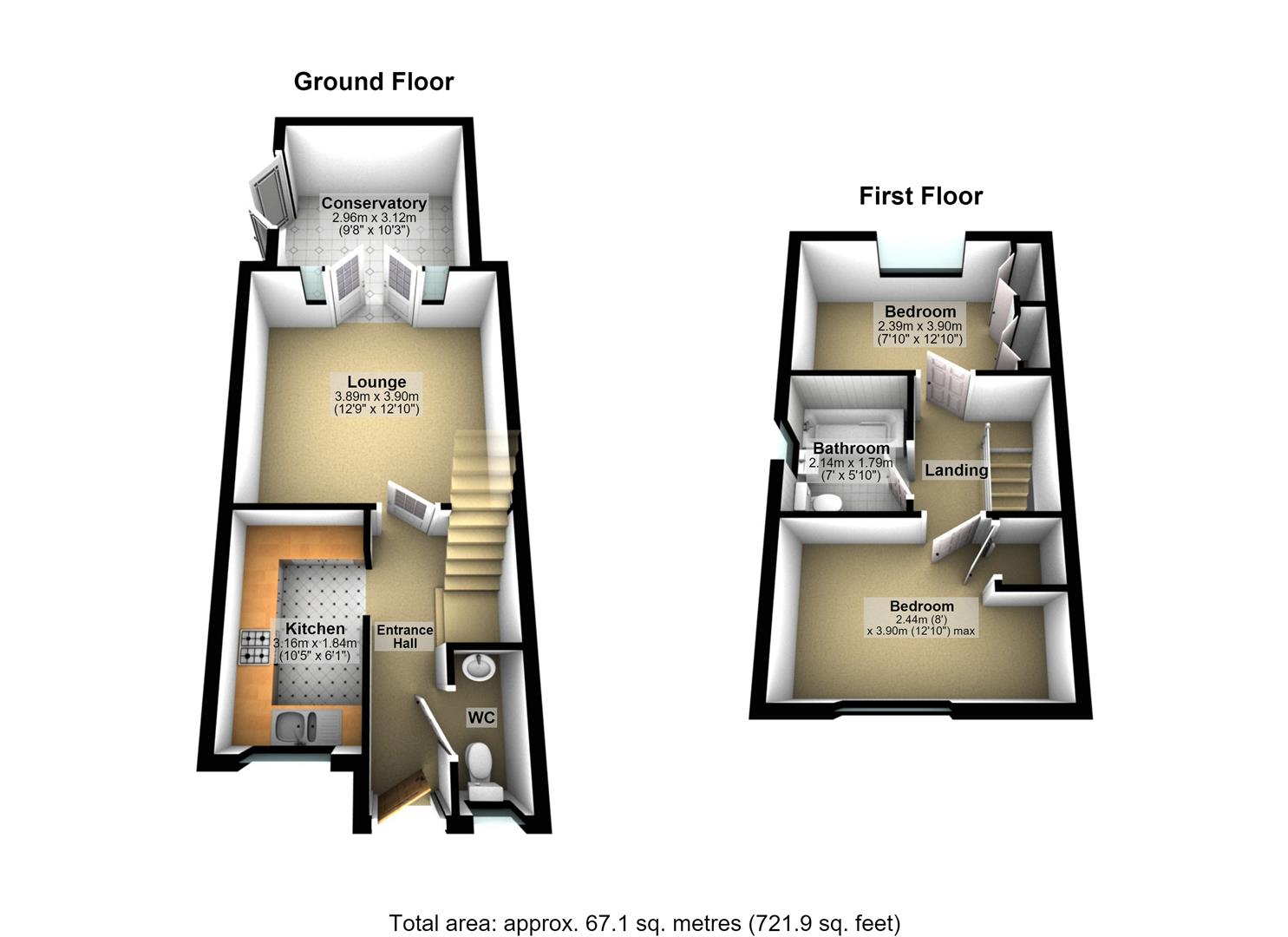 15, Davy Road, Castleford floorplan