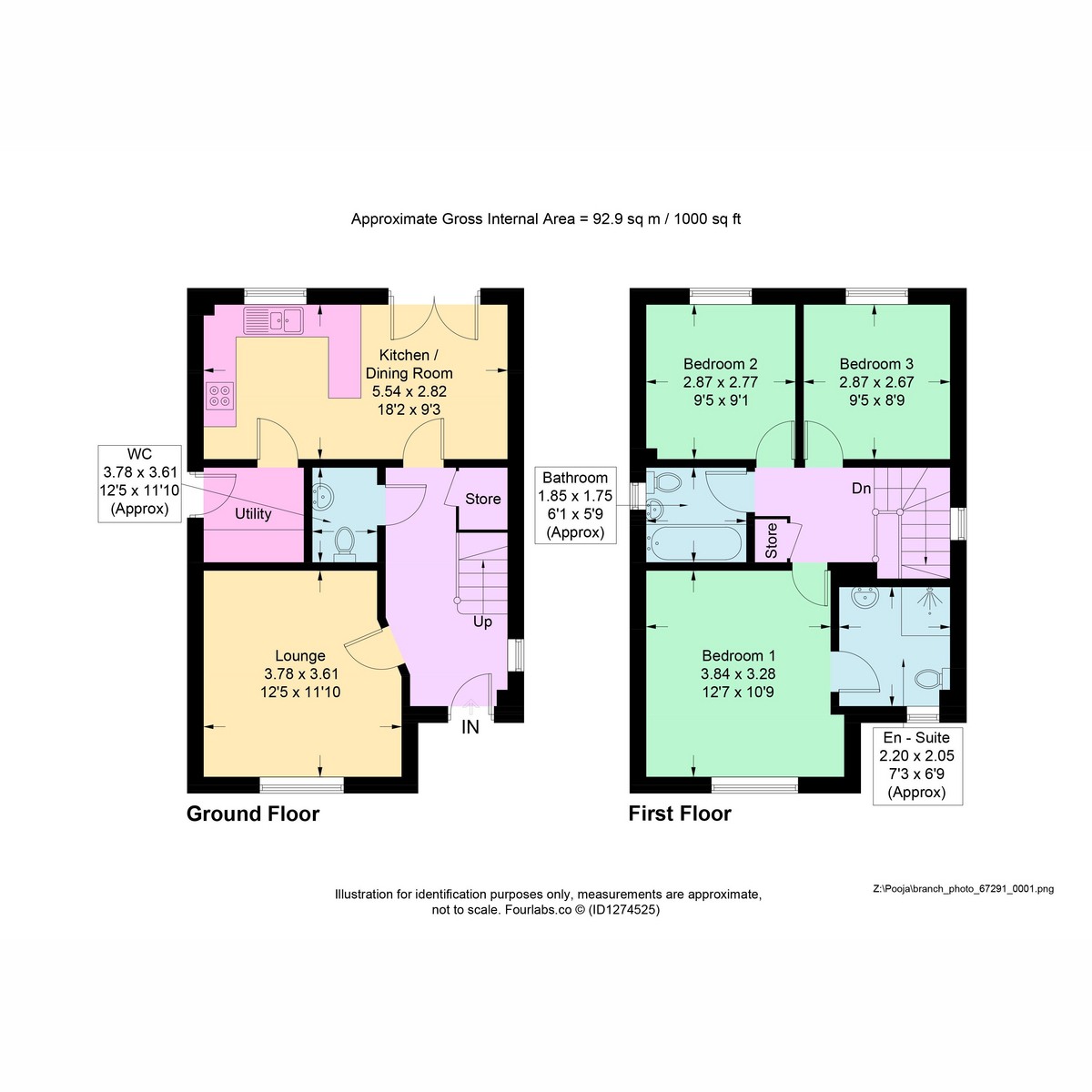 11, Rosslyn Crescent, Kirkcaldy floorplan
