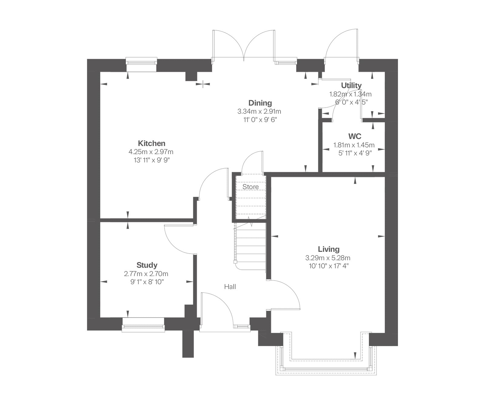 Home 49,, Willow Rise, Shrewsbury floorplan