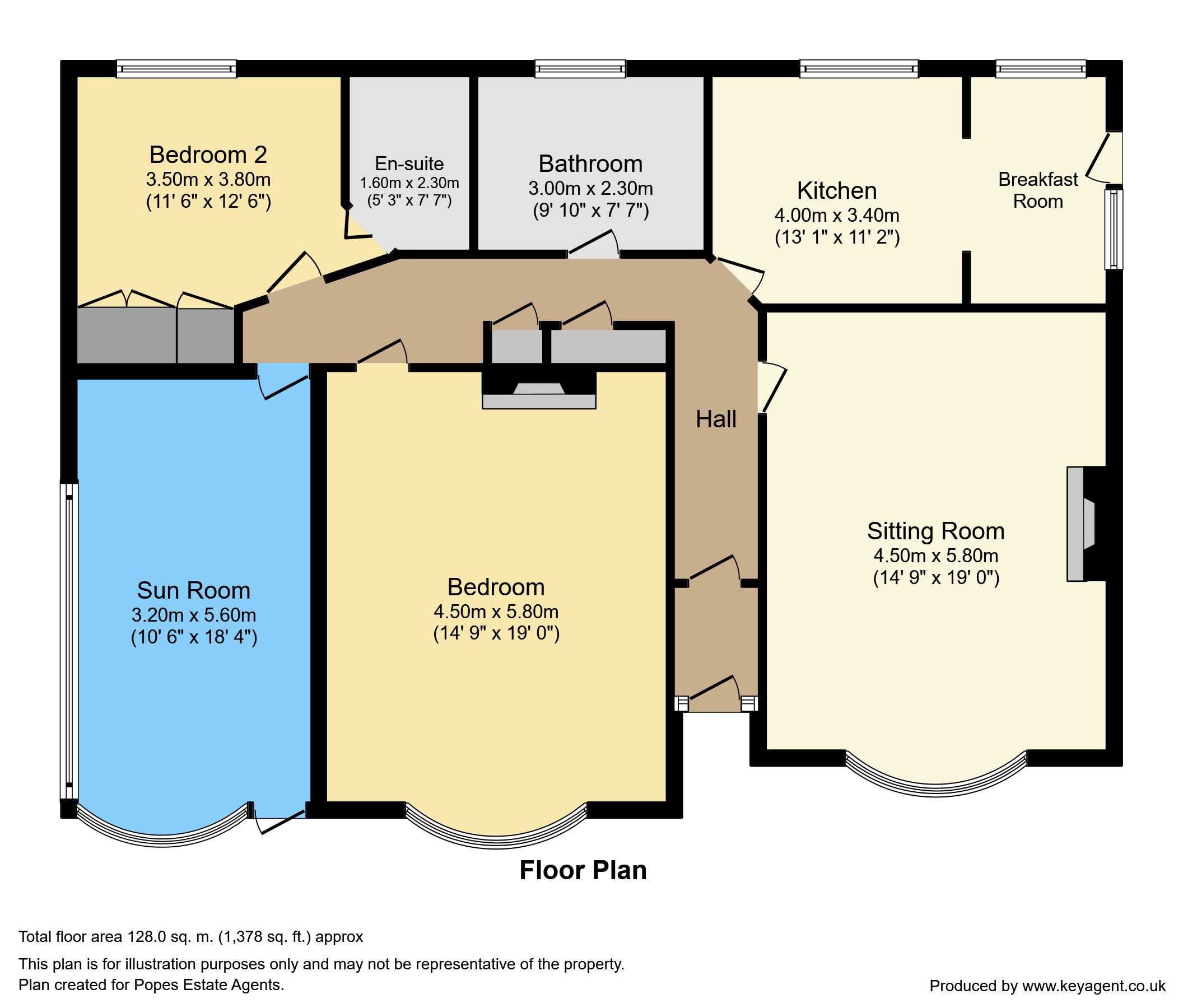 2 bed flat for sale in Portuan Road, Hannafore, West Looe, Cornwall