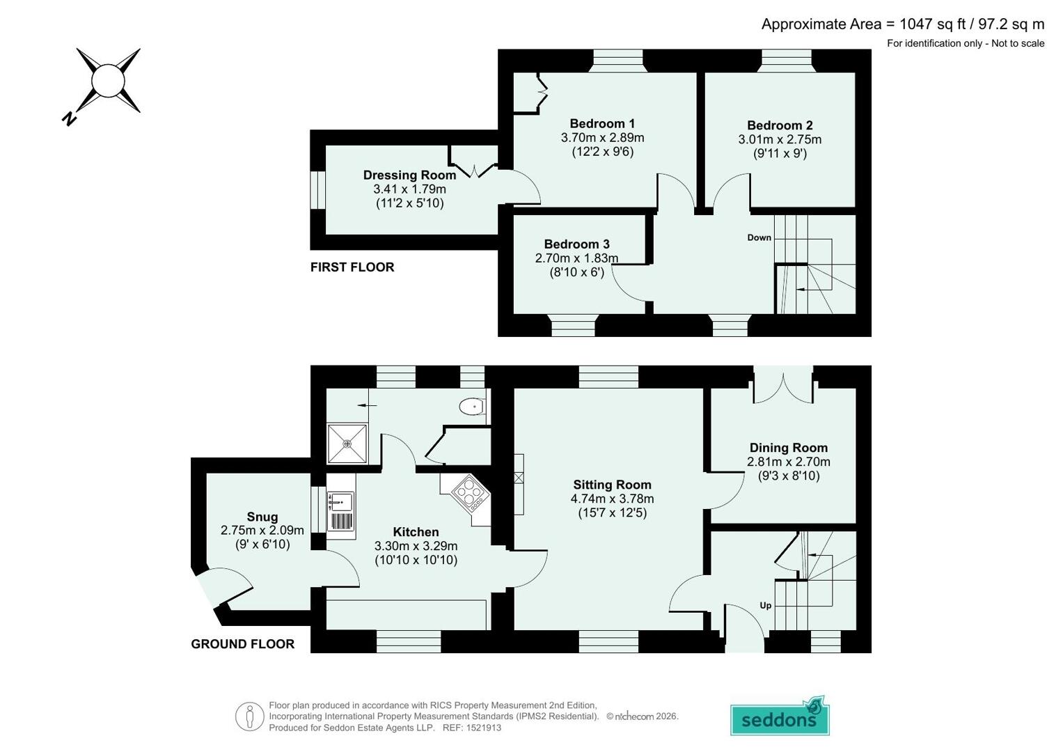 Lowmoor Cottage, Craddock, Devon floorplan