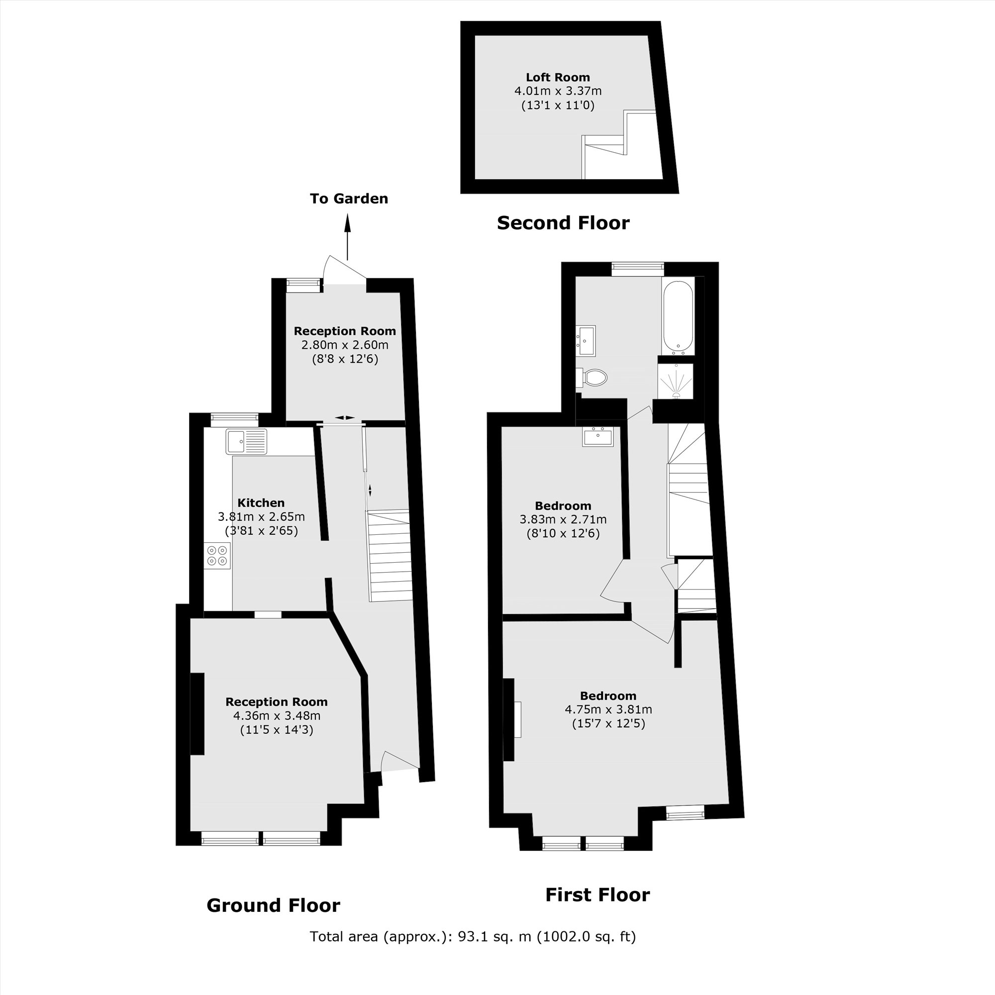 172, Vaughan Road, Harrow floorplan