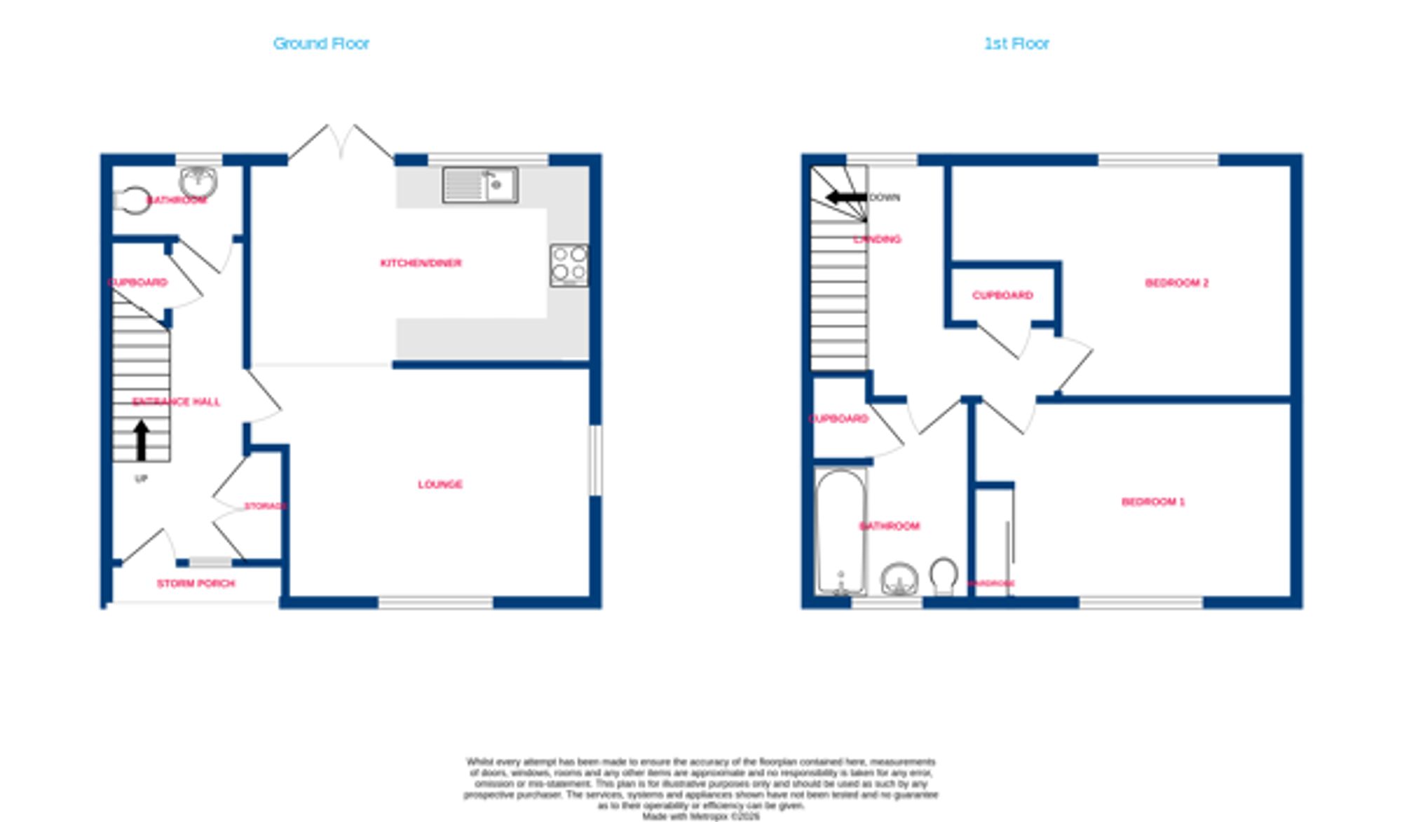 15 Clarendon Mews, Basildon floorplan