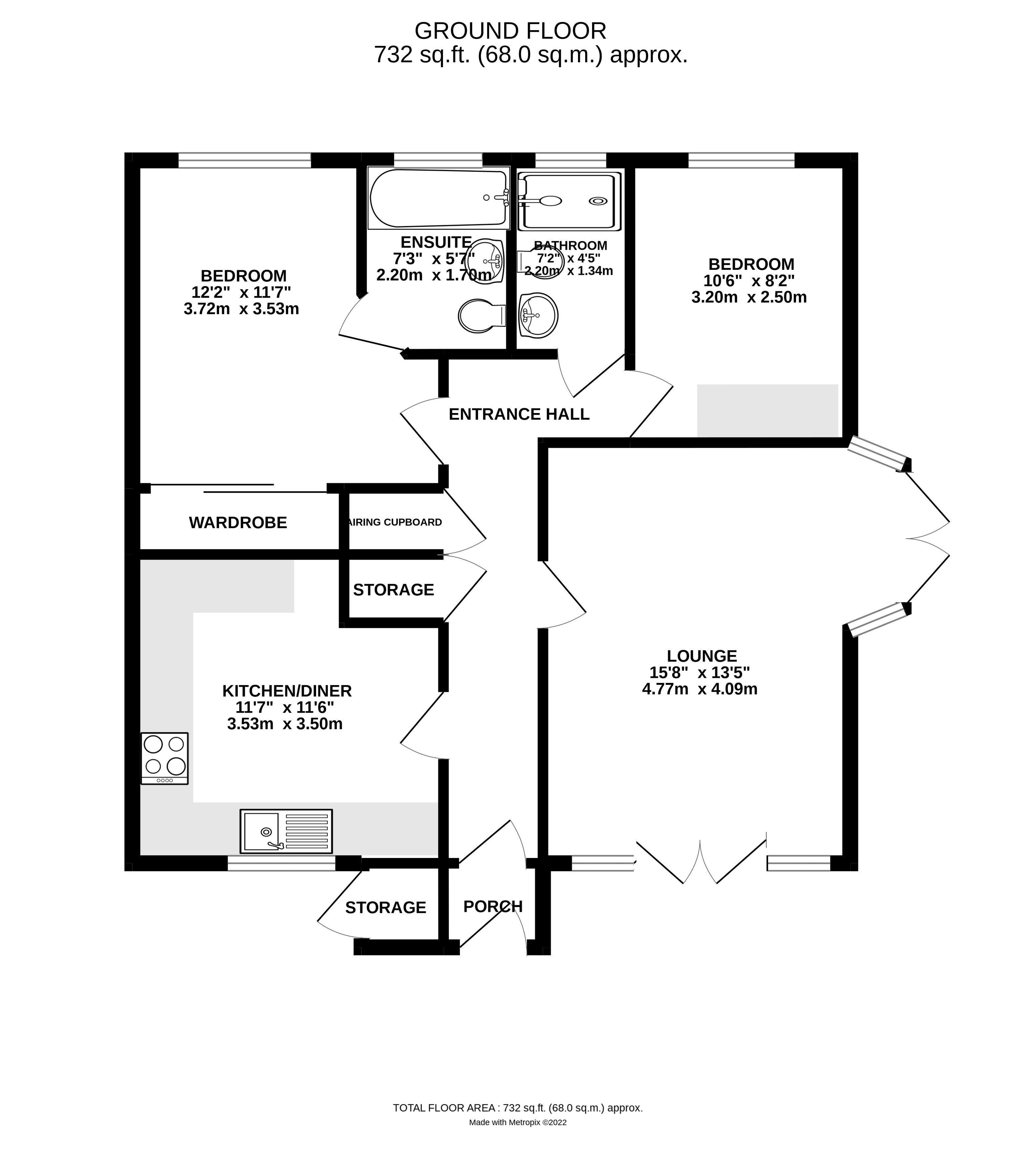 Flat 26, St. Margarets Court,, Arundel Road, Littlehampton floorplan