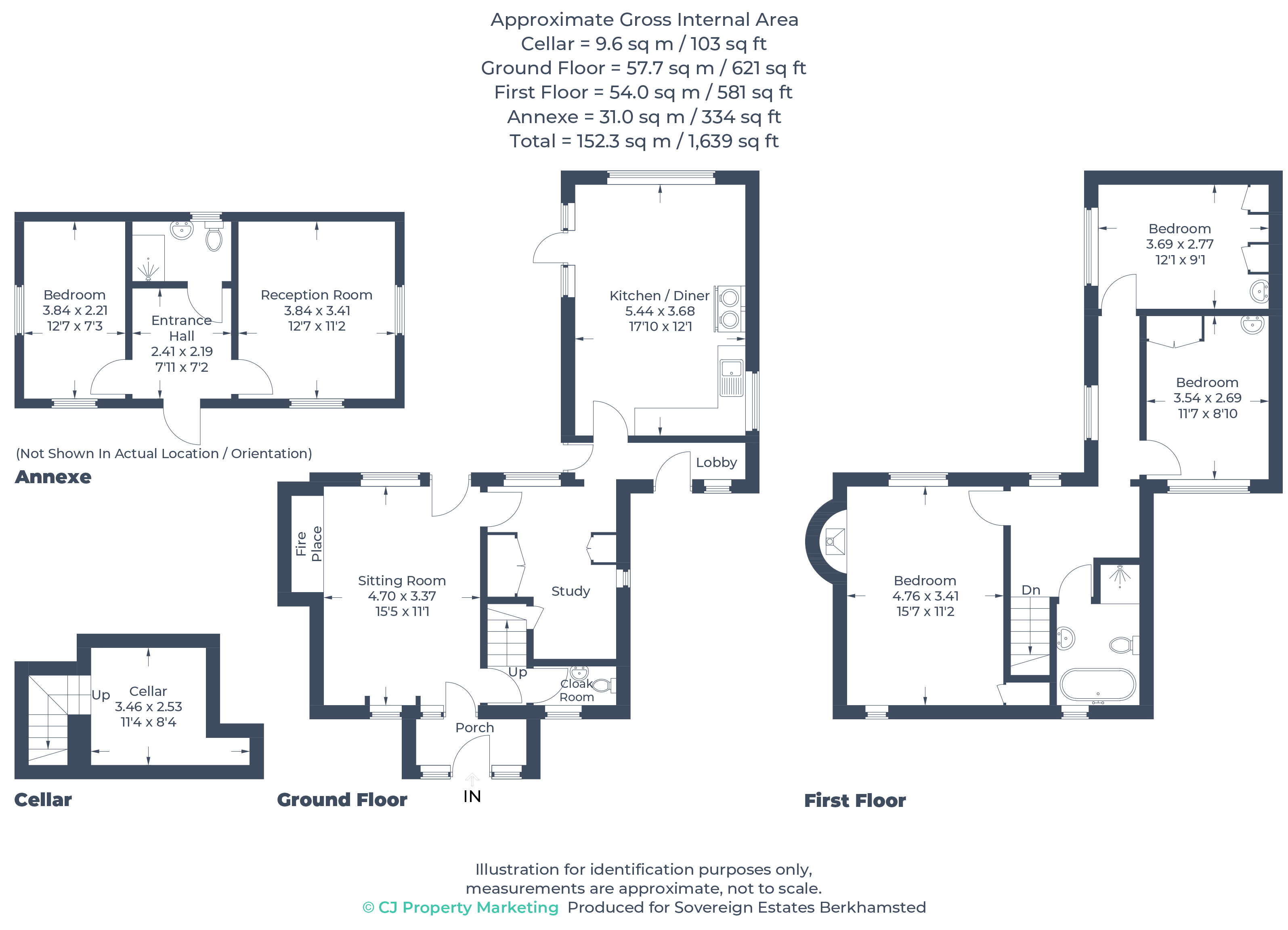 The Gate House,, Dunstable Road, Berkhamsted floorplan