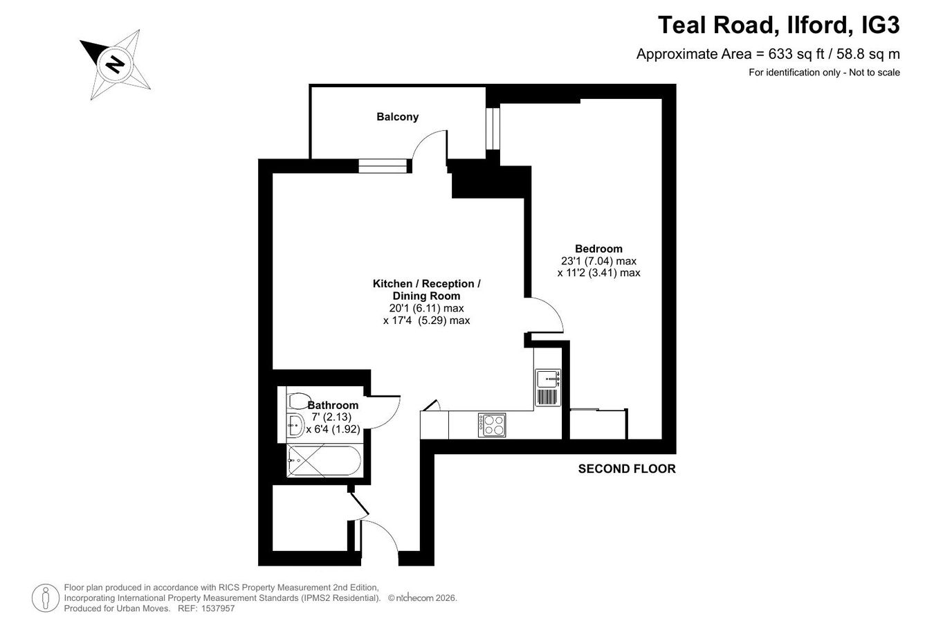 Mistle House, Ilford floorplan