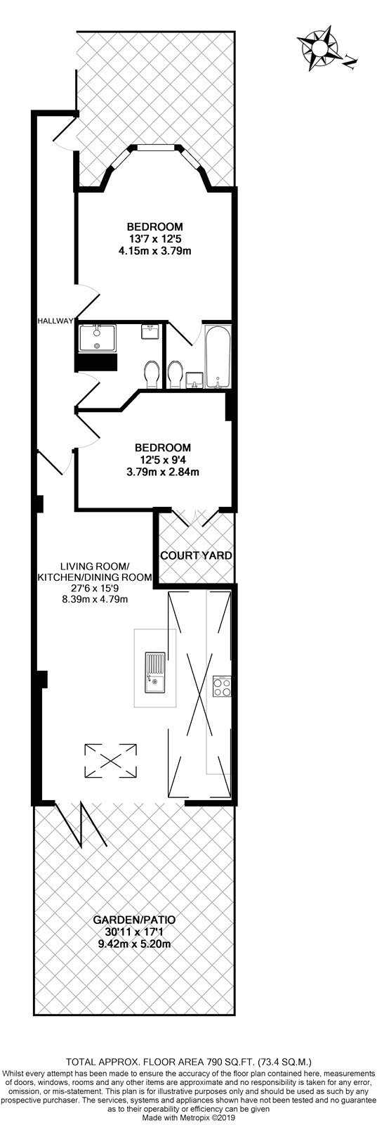 2 Bedrooms Flat for sale in Kingsgate Road, West Hampstead NW6