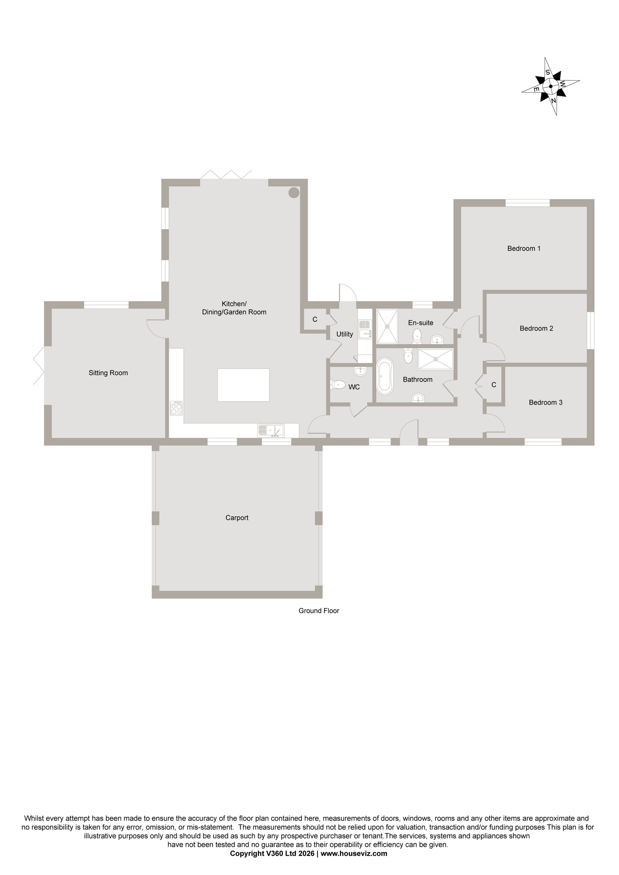 Plot 3, The Old Farmyard, Baconsthorpe floorplan