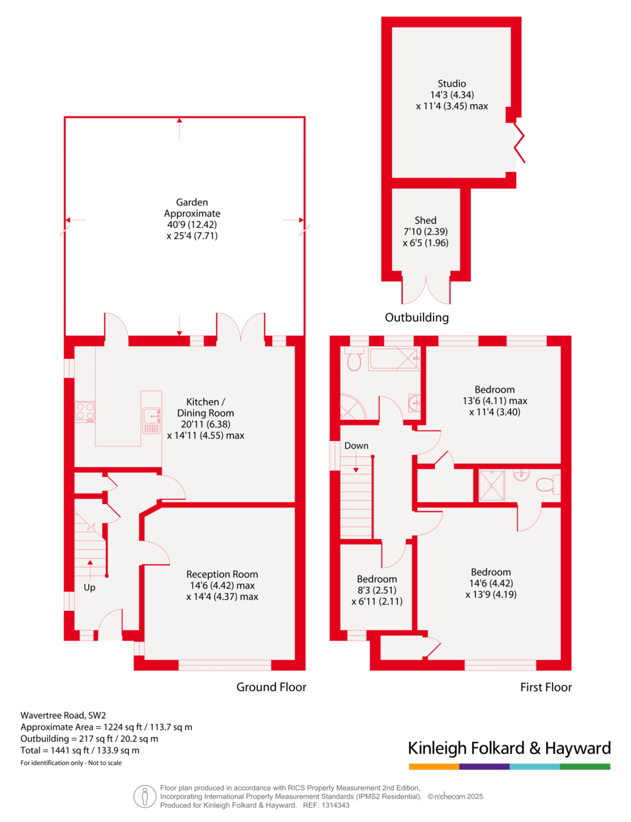 141, Wavertree Road, London floorplan