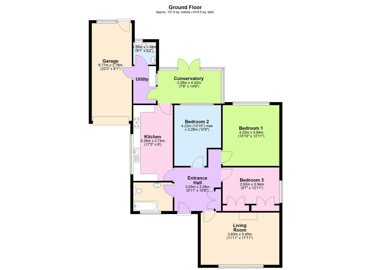 Holme Croft, Hereford floorplan