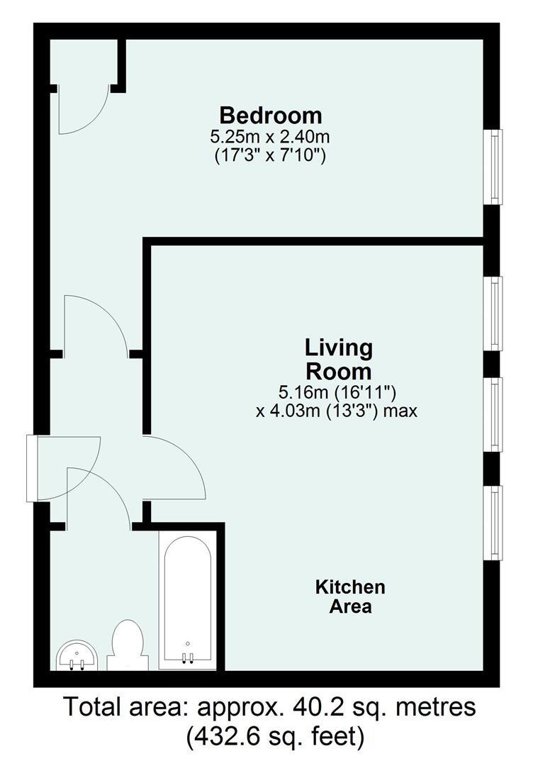 Flat 6, 34, Bampton Street, Tiverton floorplan