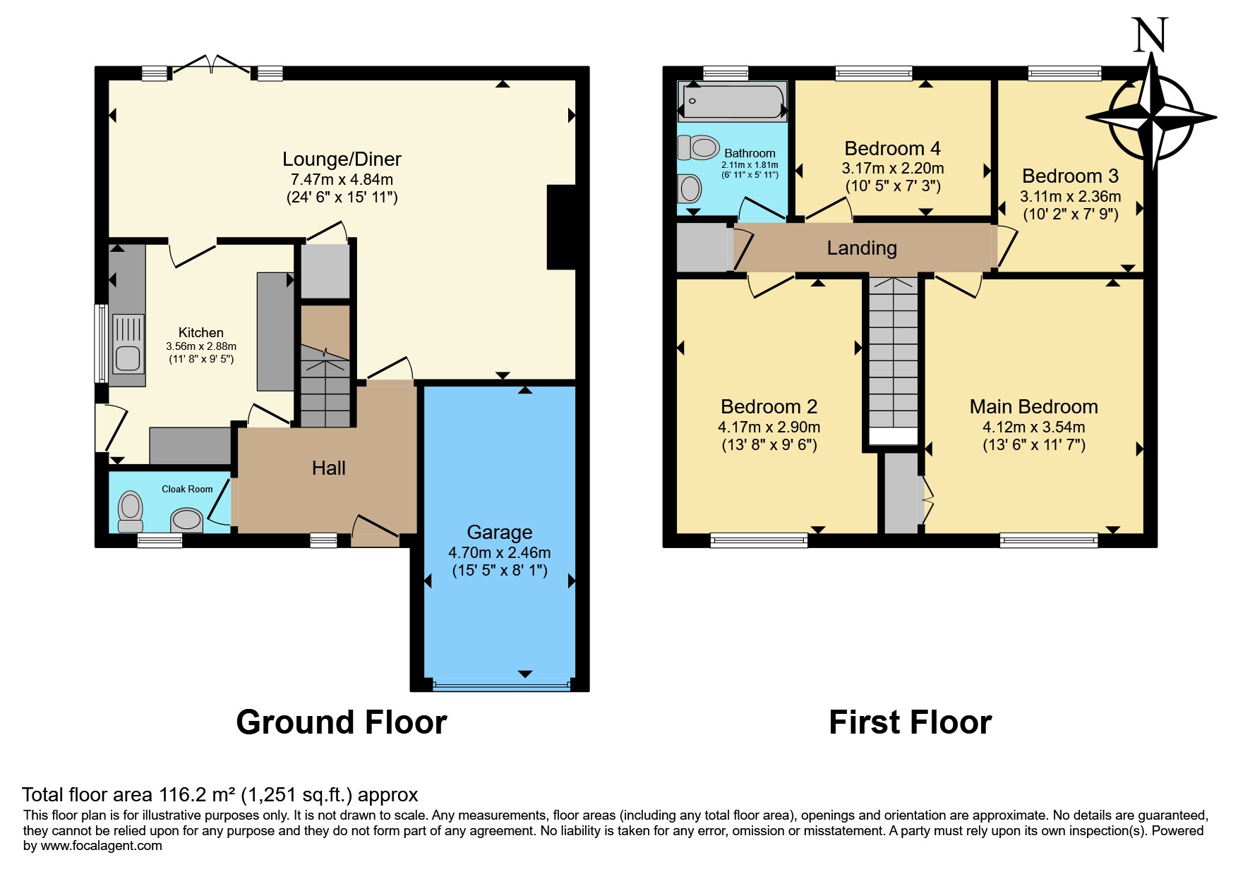 8, Heysham Close, Lincoln floorplan