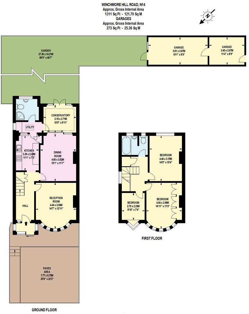 44, Winchmore Hill Road, London floorplan