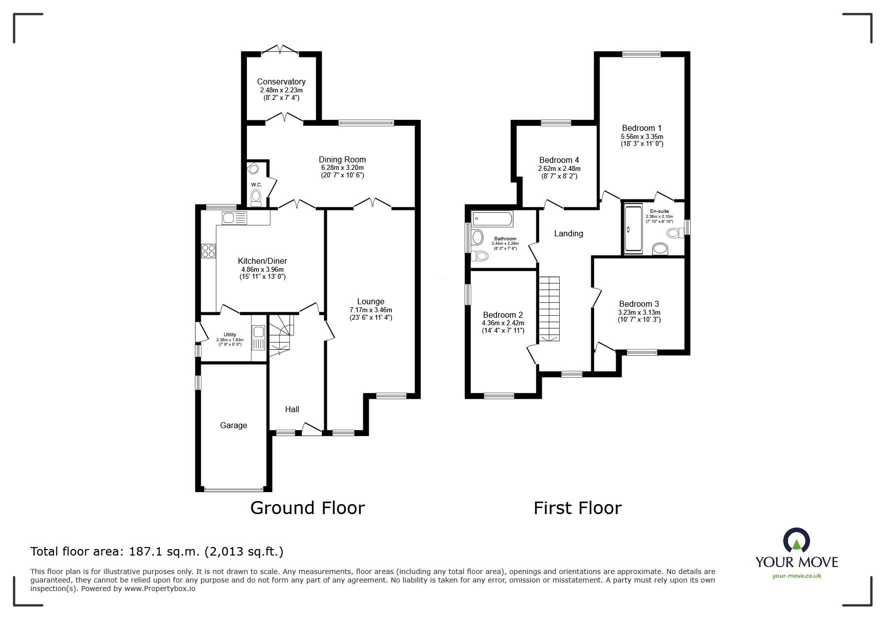 352, Higham Lane, Warwickshire floorplan