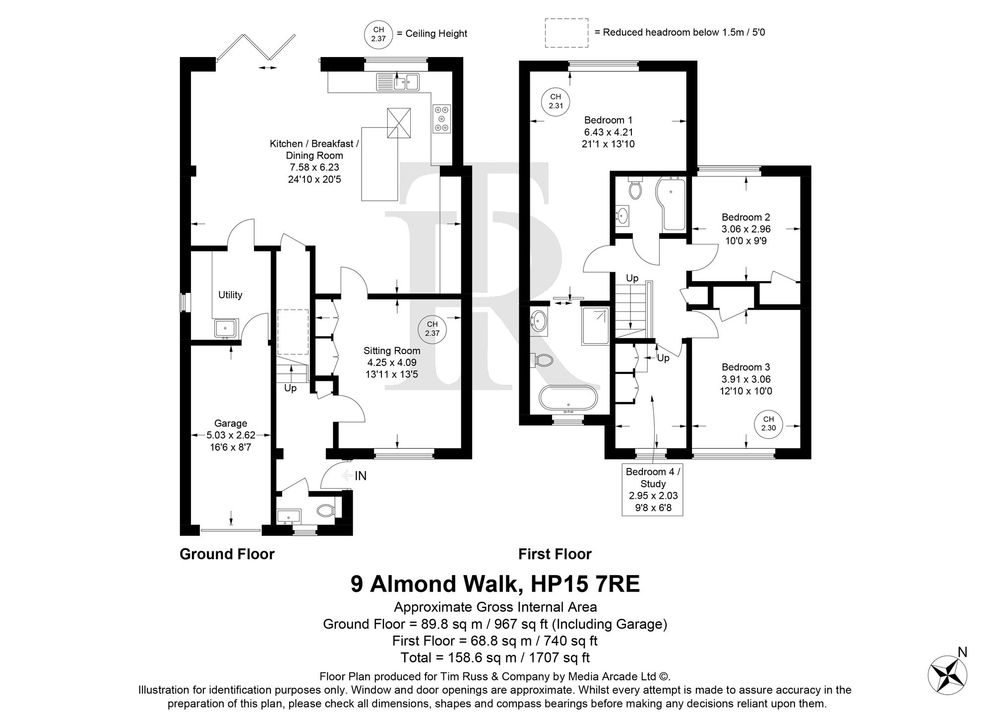 9 Almond Walk, High Wycombe floorplan