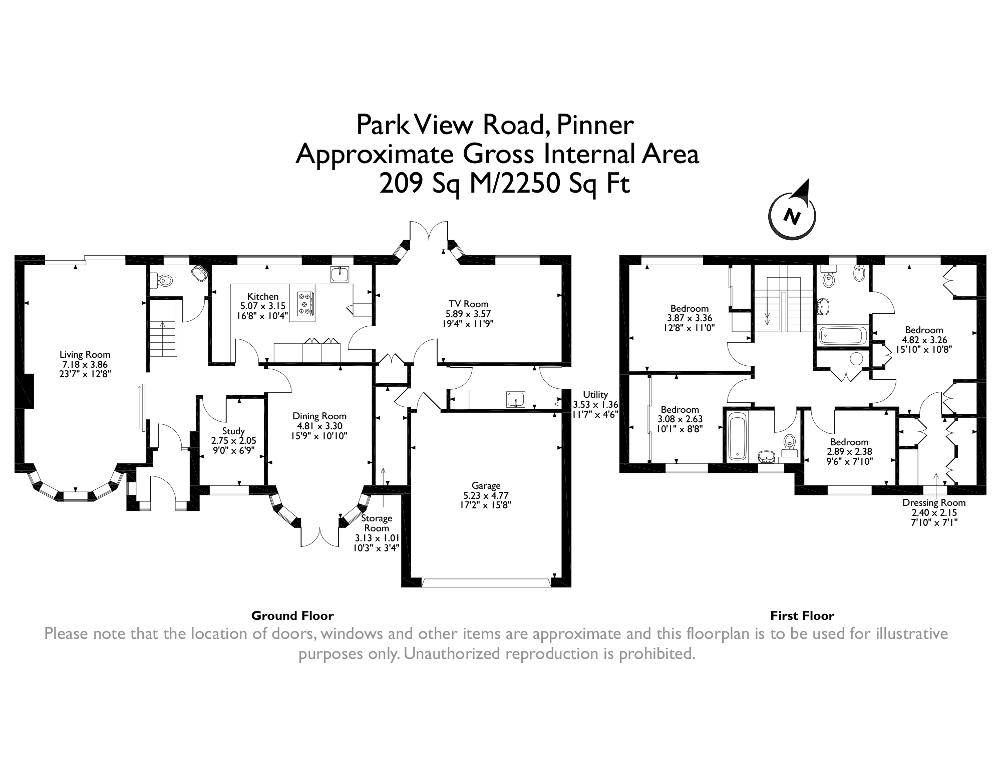 Park View Road, Pinner Hill HA5, 4 bedroom detached house for sale