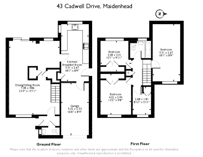 3 Bedrooms Semi-detached house to rent in Cadwell Drive, Maidenhead SL6