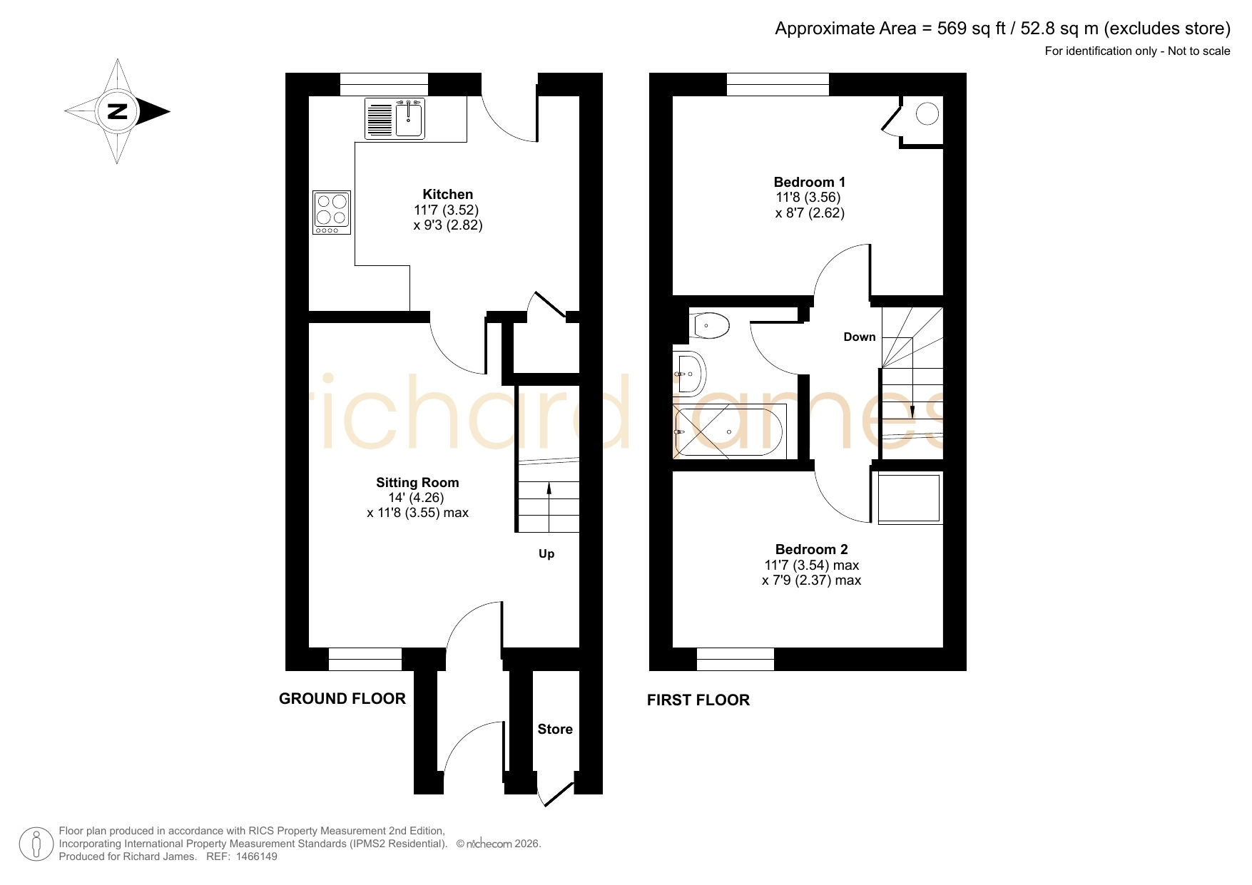 19, Maxey Close, Swindon floorplan