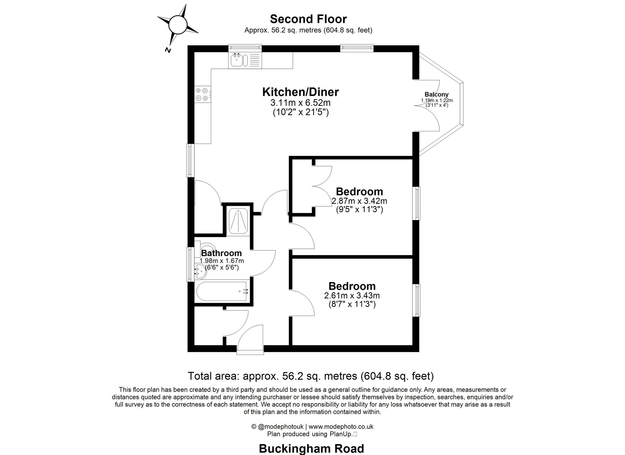 67, Buckingham Road, Epping floorplan