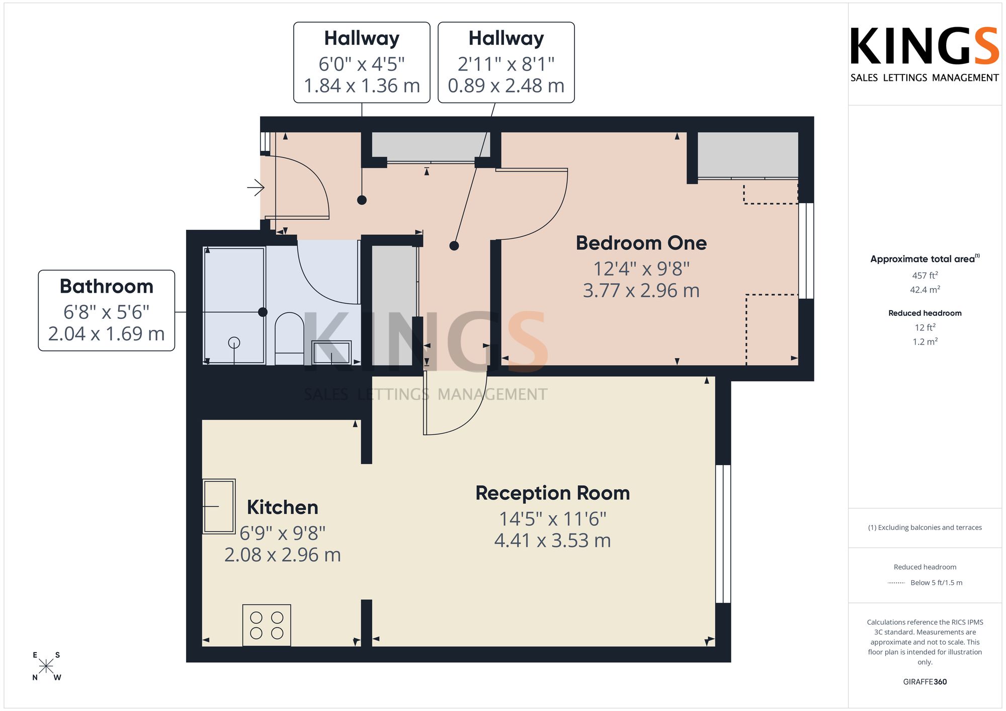 Flat, 27 Ashley Court, Hatfield floorplan