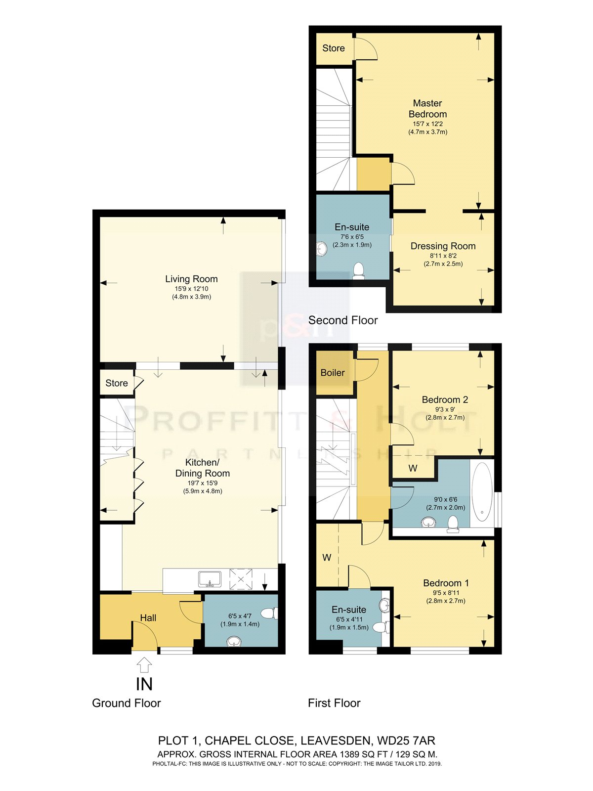 3 Bedrooms Semi-detached house for sale in Chapel Close, Leavesden, Watford WD25