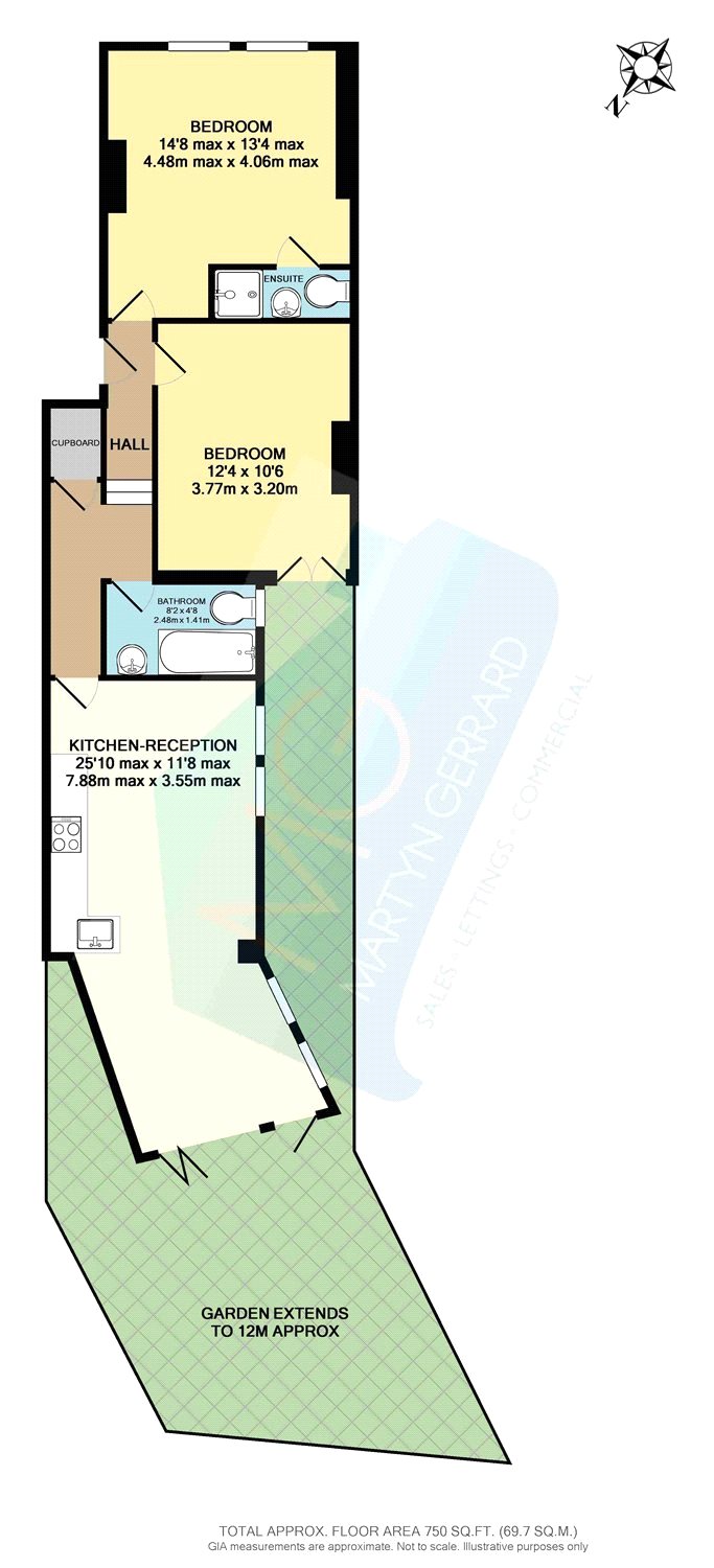 2 Bedrooms Flat to rent in Weston Park, Crouch End, London N8