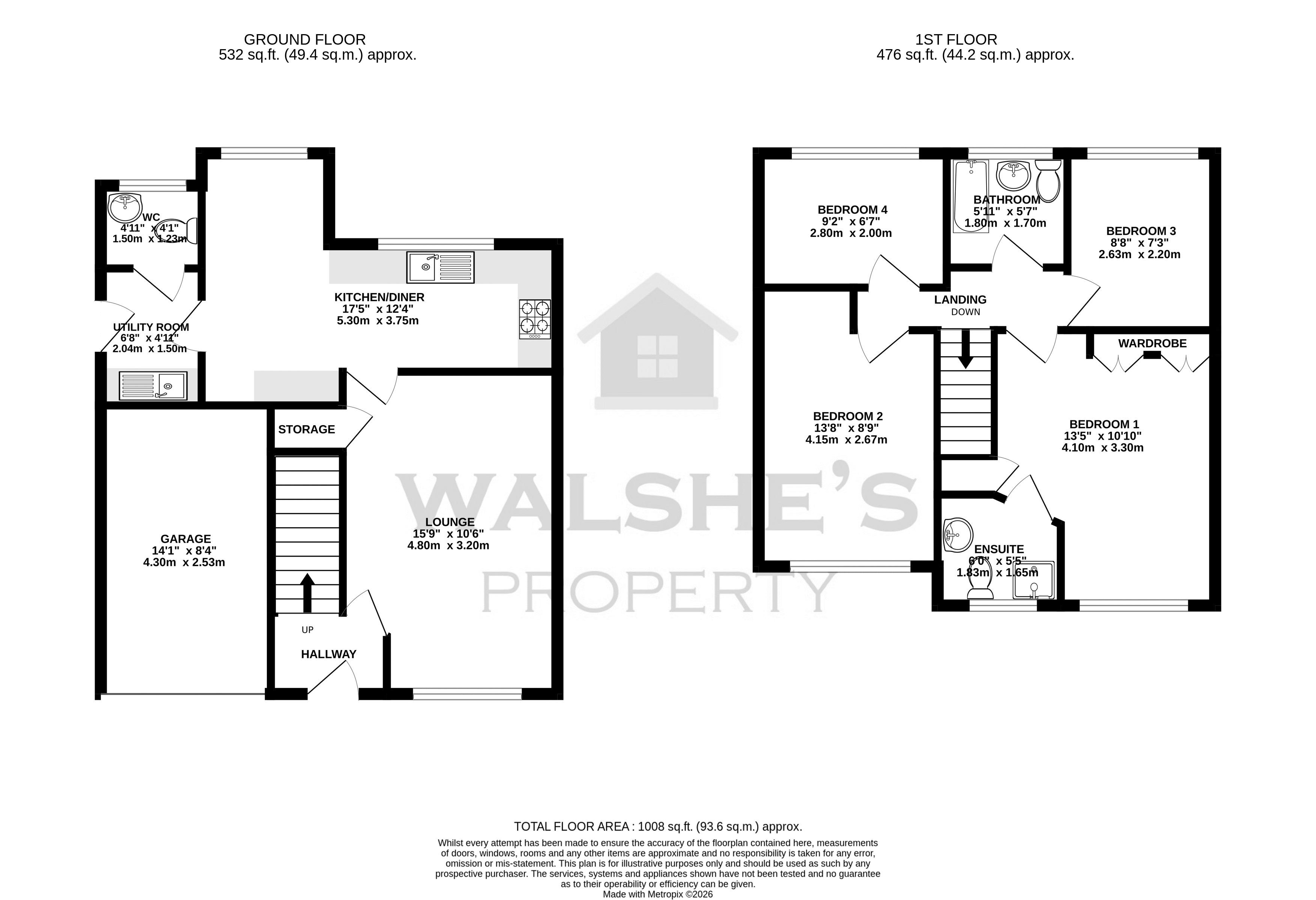 4, Catkin Road, Scunthorpe floorplan