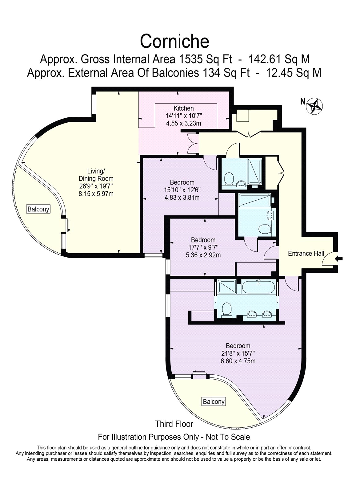 3 Bedrooms Flat to rent in Albert Embankment, London SE1