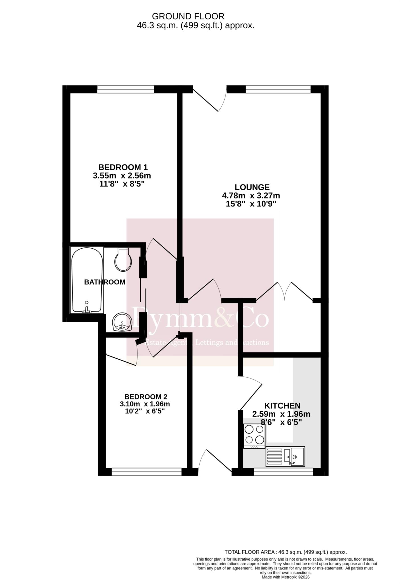 89, Templemere, Norwich floorplan