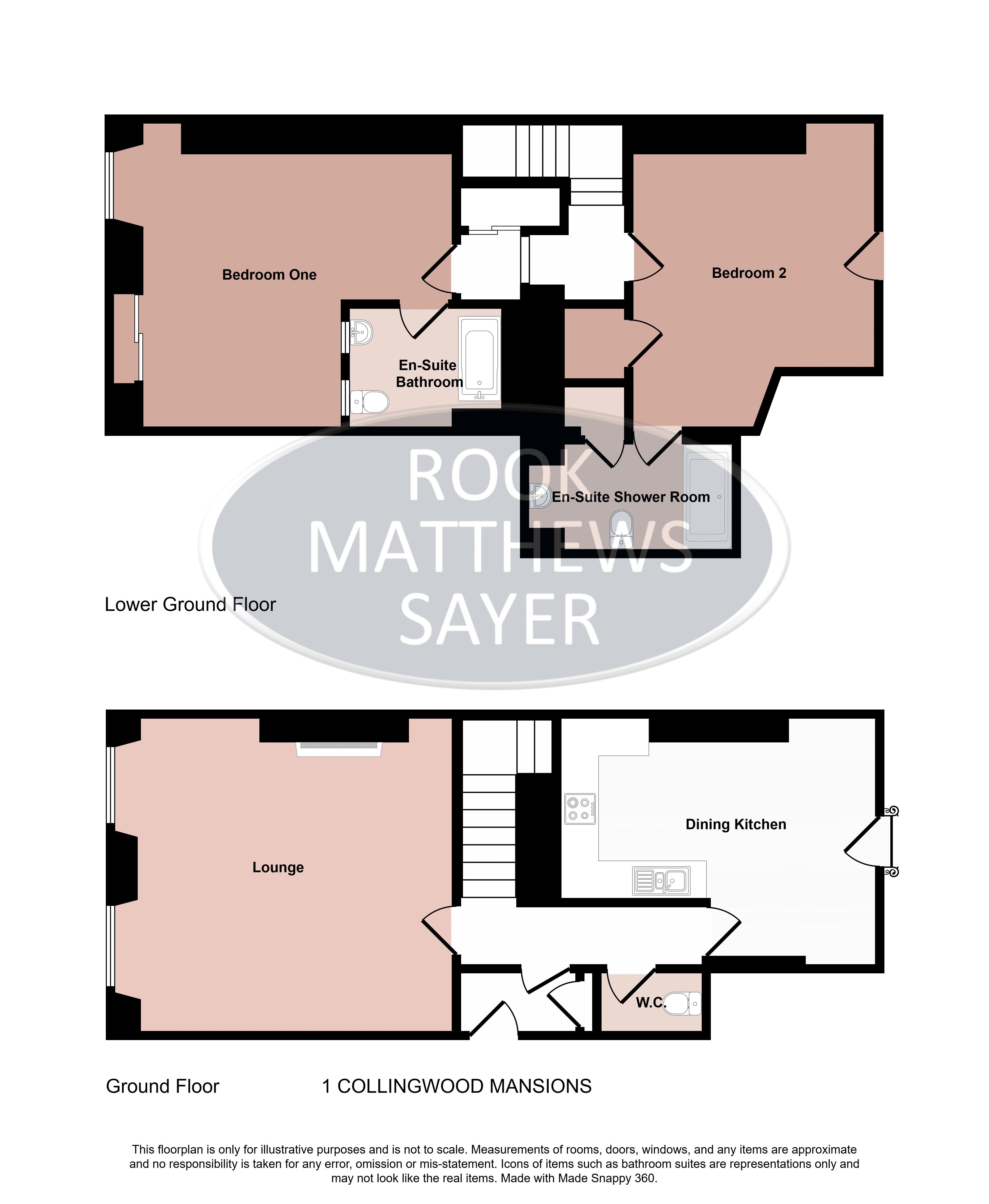 1, Collingwood Mansions, North Shields floorplan