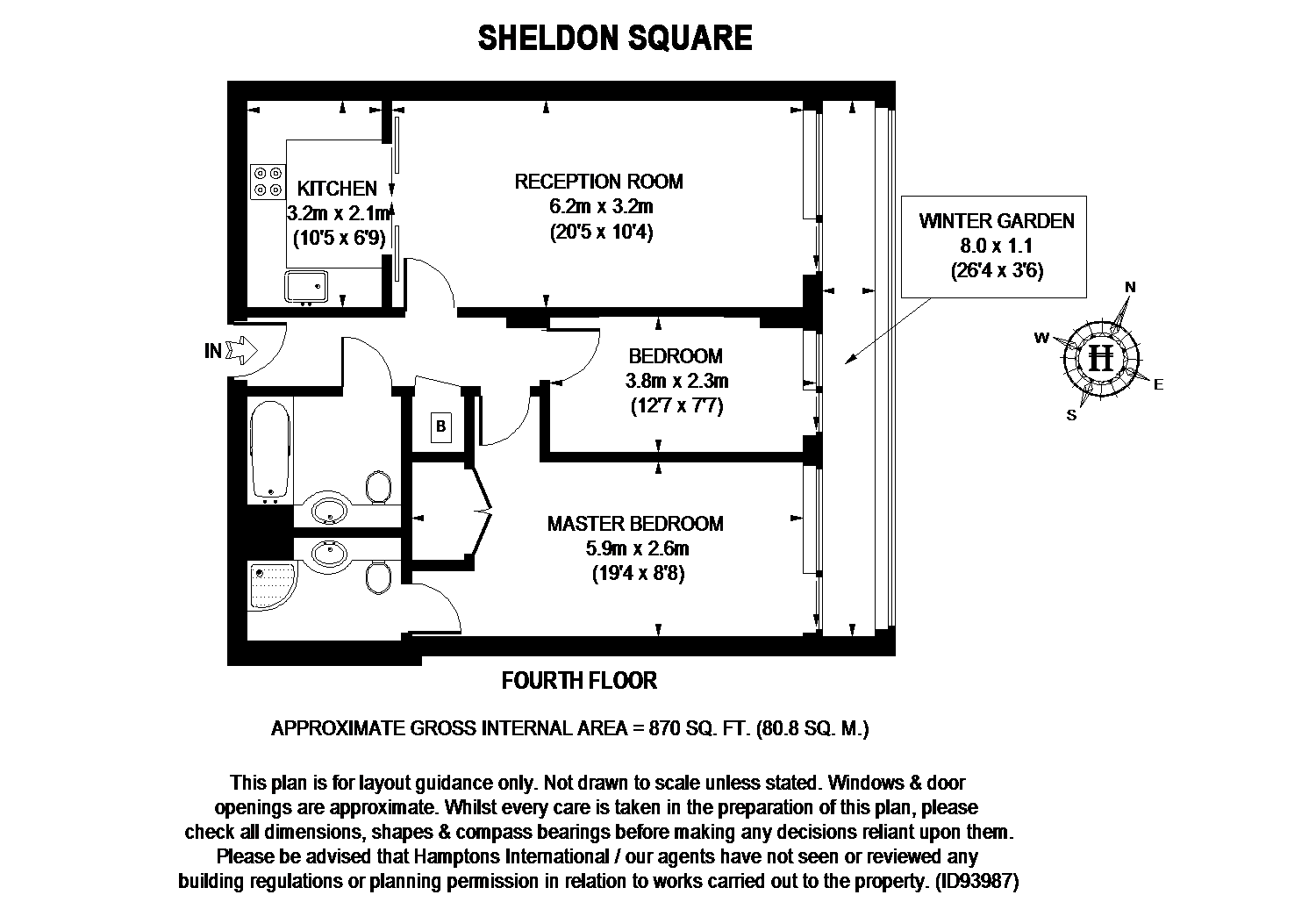 2 Bedrooms Flat for sale in Sheldon Square, London W2