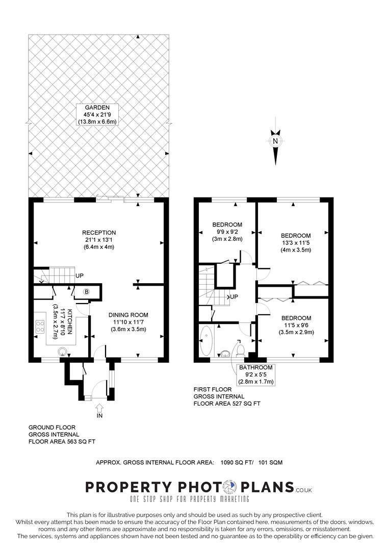 Deepfield Way, Coulsdon CR5, 3 bedroom terraced house for sale