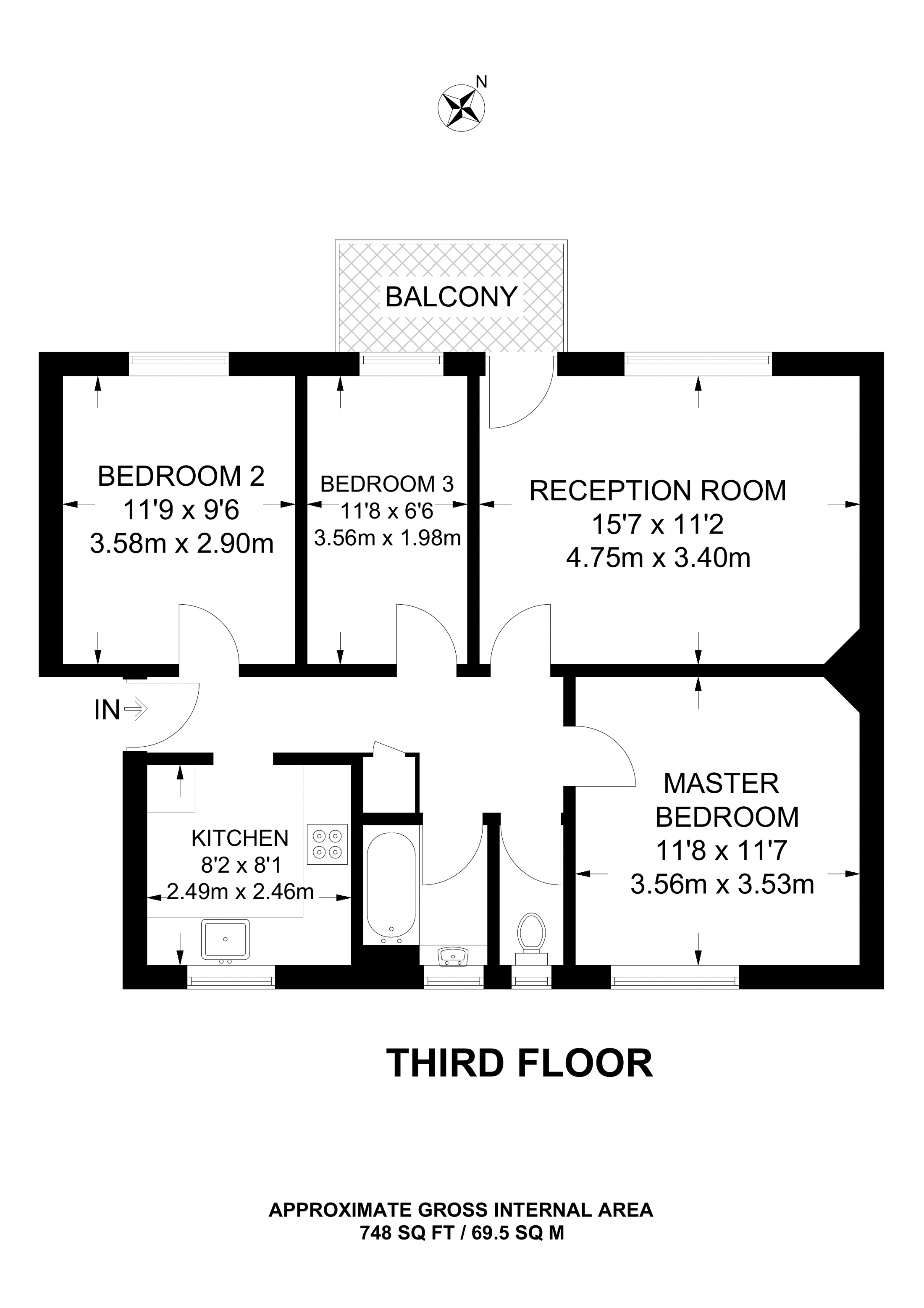 3 Bedrooms Flat to rent in Windmill Walk, Waterloo SE1