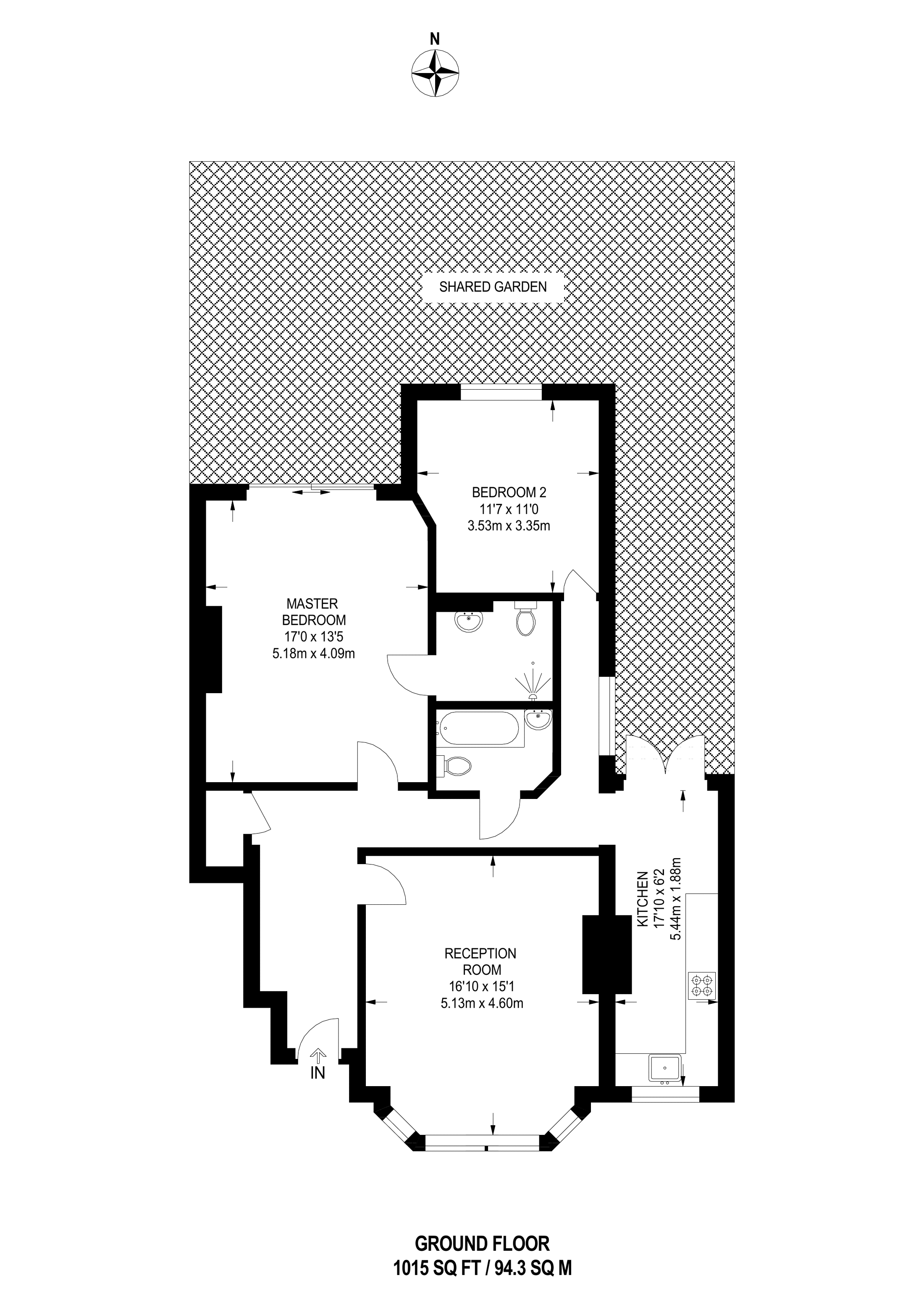 2 Bedrooms Flat for sale in Bingham Road, Croydon CR0