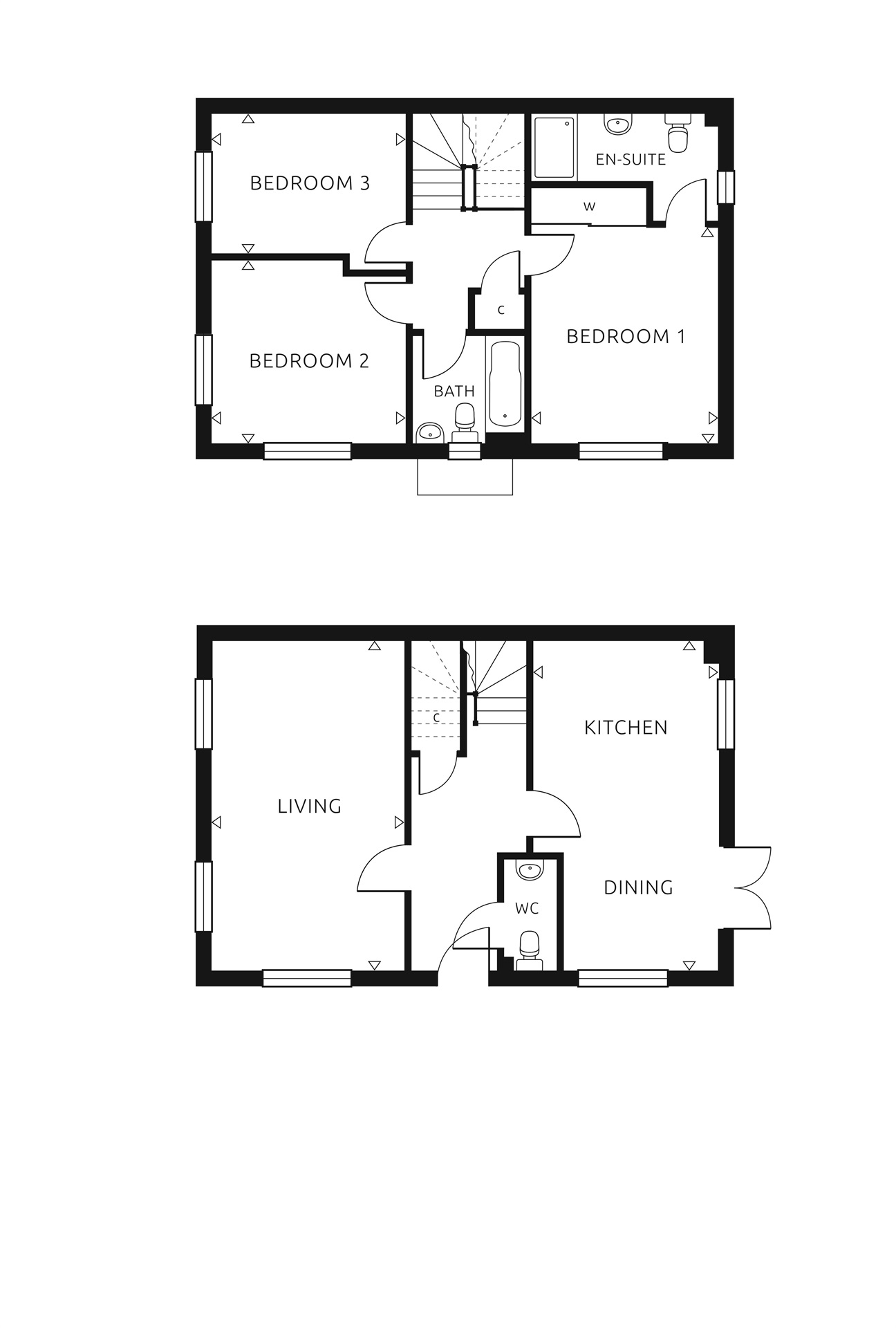 Plot 20, The Maple, The Pastures, Grays floorplan