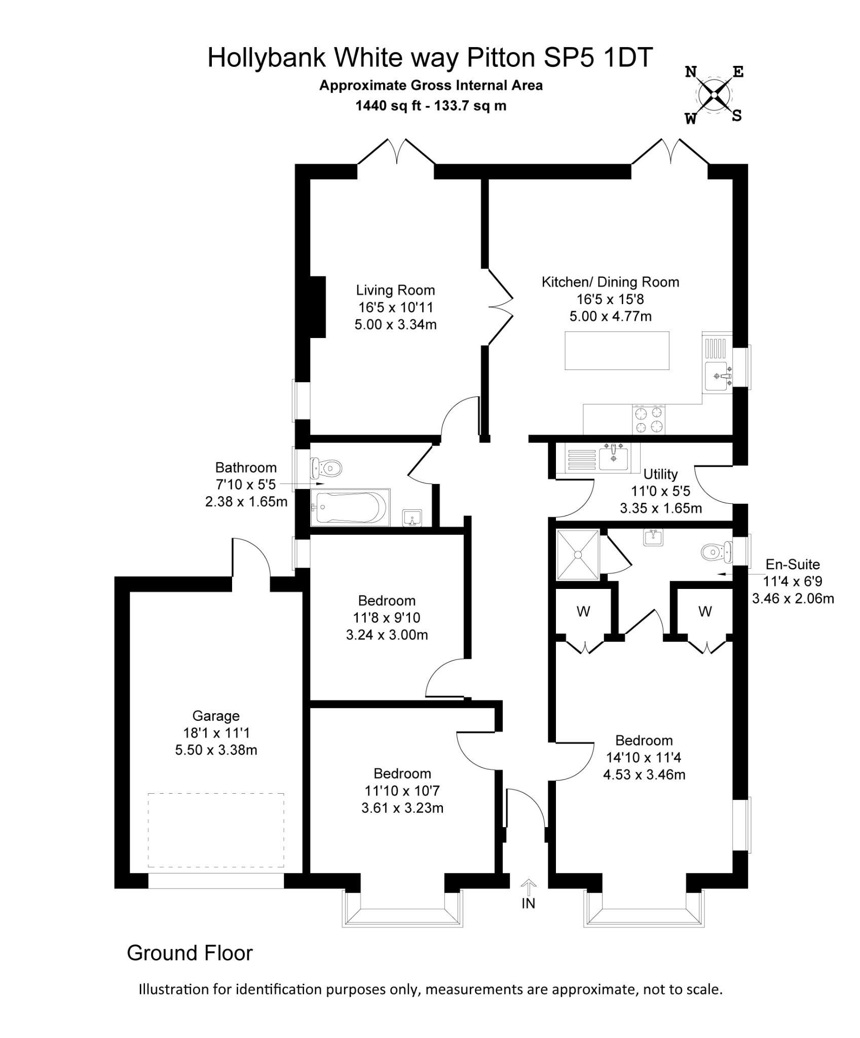 Hollybank, White Way, Salisbury floorplan
