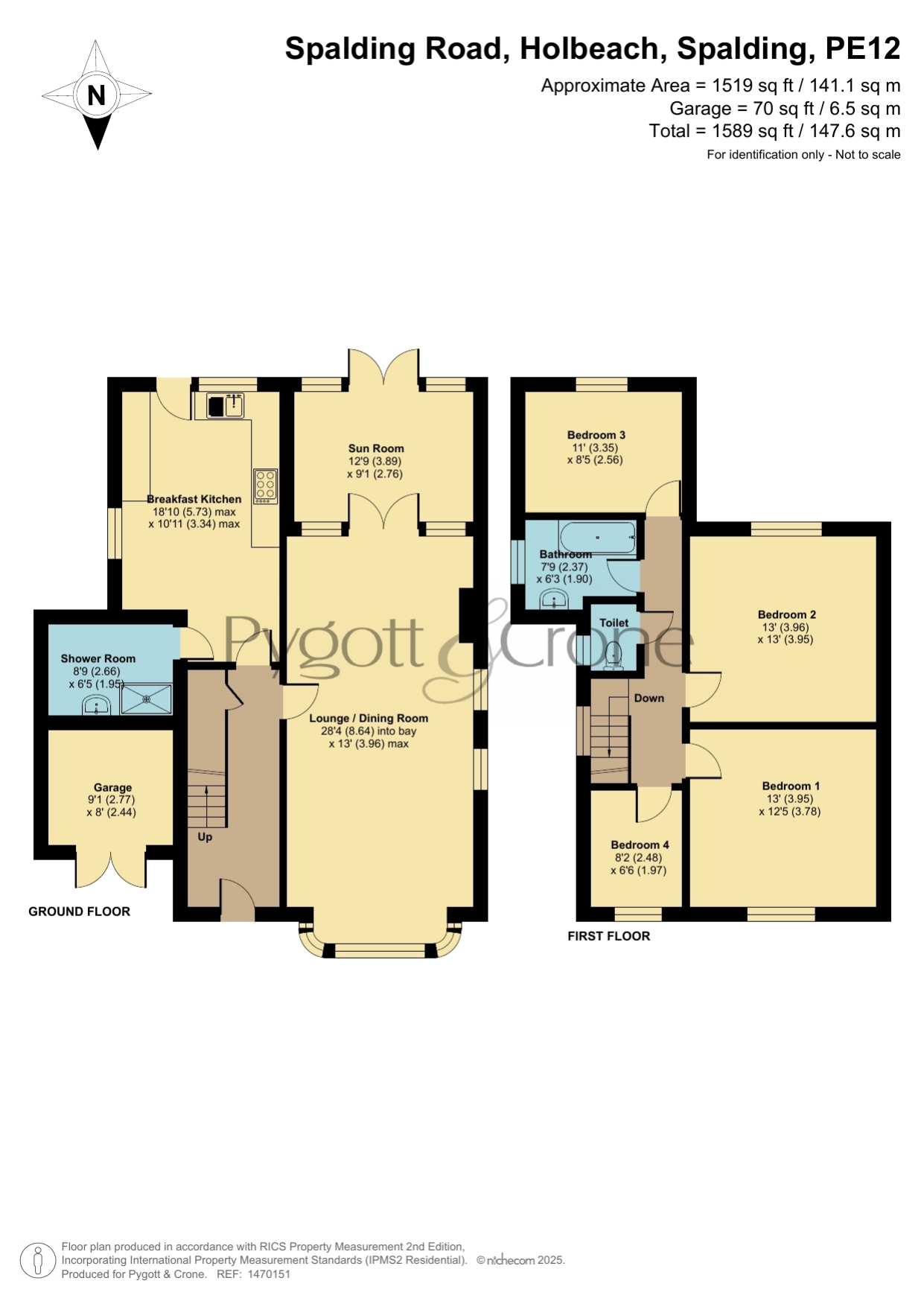 43, Spalding Road, Spalding floorplan