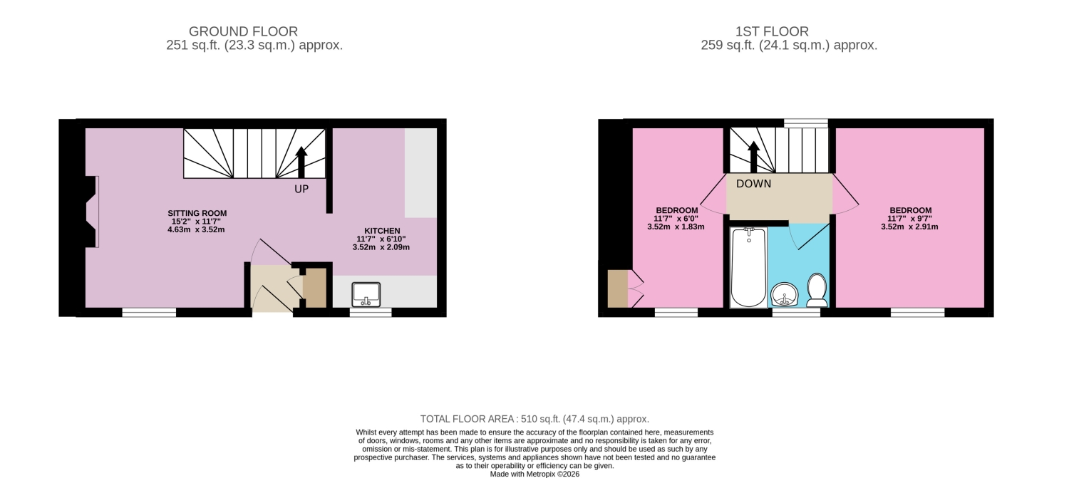 13, PARK PLACE, SWINDON floorplan