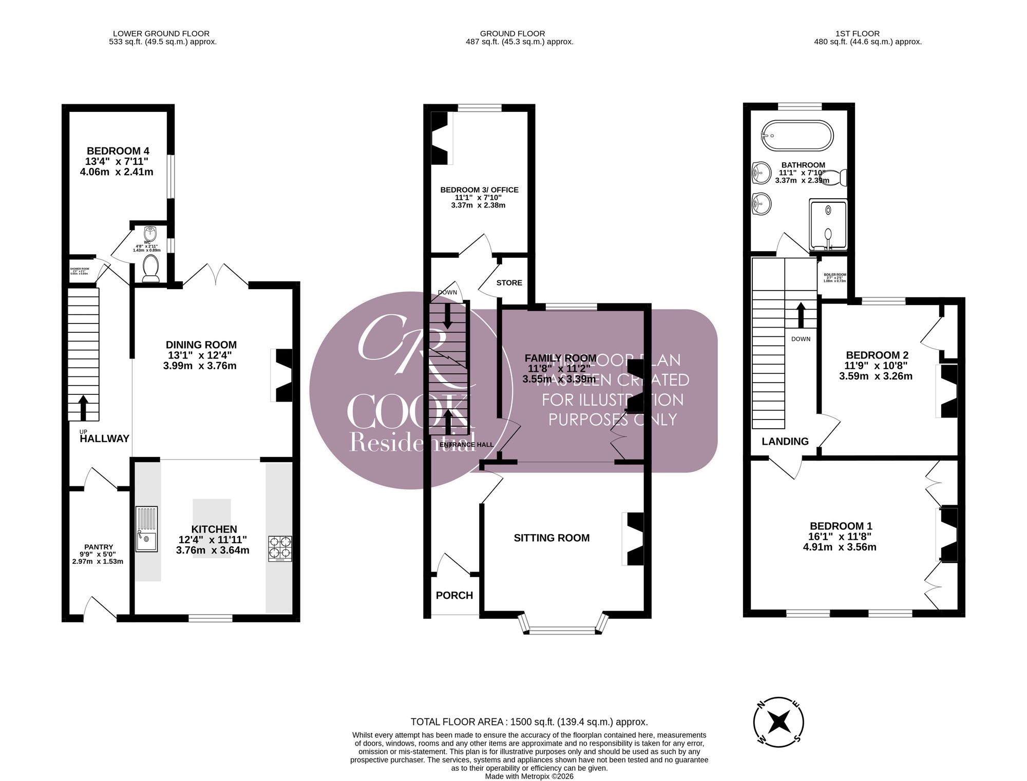 10 Christchurch Terrace Malvern Road, Cheltenham floorplan